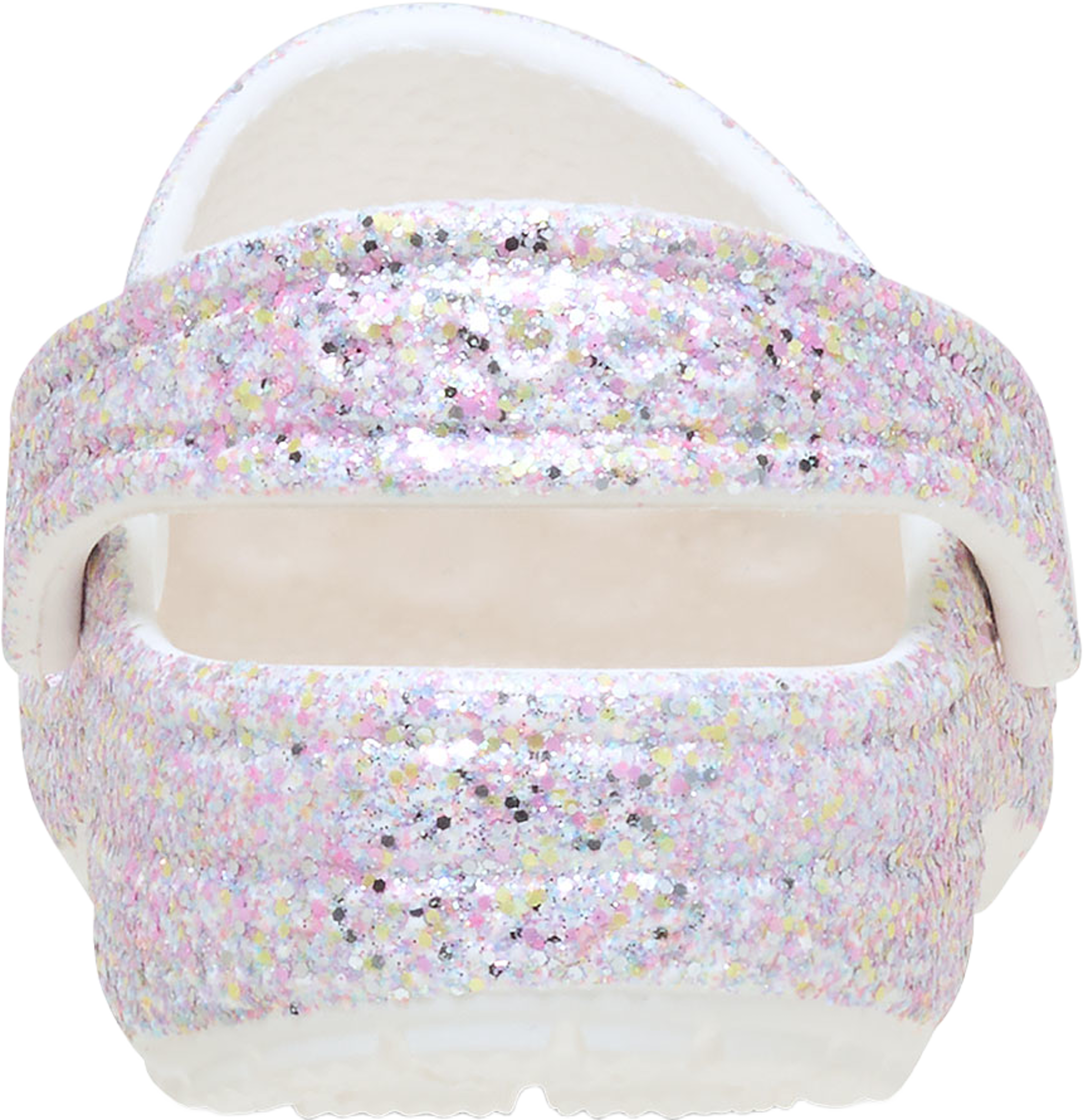 Classic Fantasy Glitter Clog Toddler, från Crocs, i färgen White (fantasy). Klicka för att öppna bilden i stort format