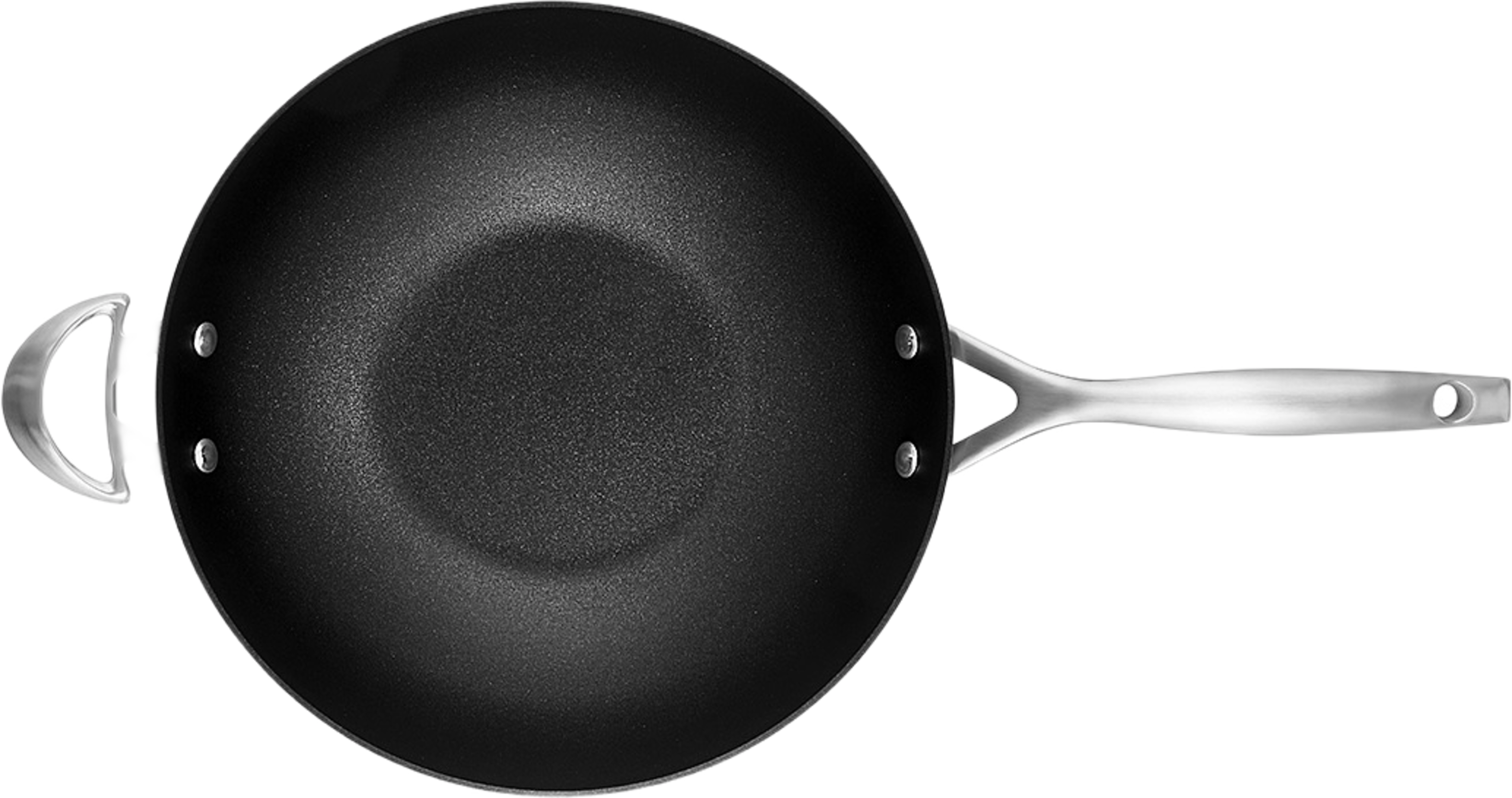 Wokpanna 32 cm, från Scanpan, i färgen Rostfri. Klicka för att öppna bilden i stort format