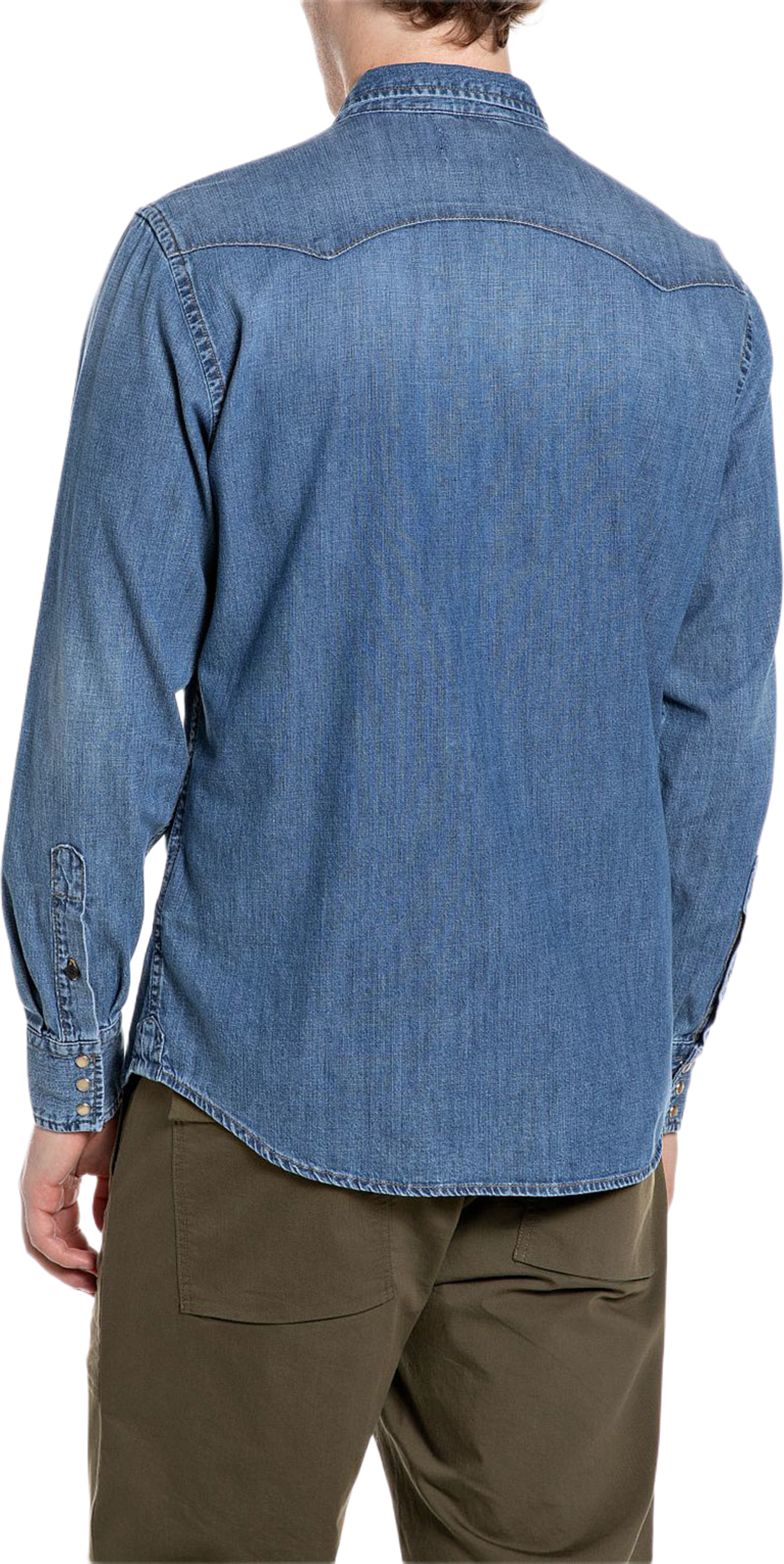 Denim Shirt, från Replay, i färgen Medium Blue. Klicka för att öppna bilden i stort format