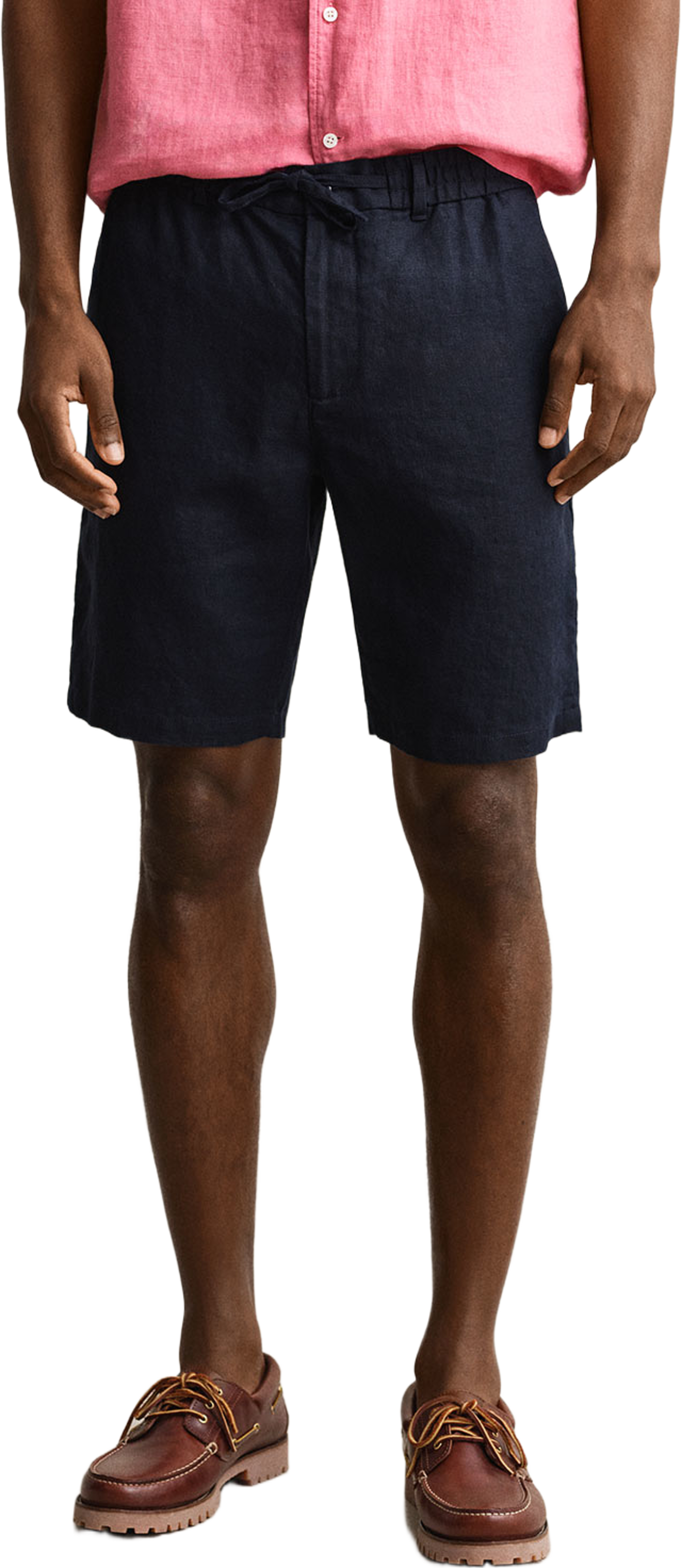 Linen Shorts, från GANT, i färgen Evening Blue. Klicka för att öppna bilden i stort format