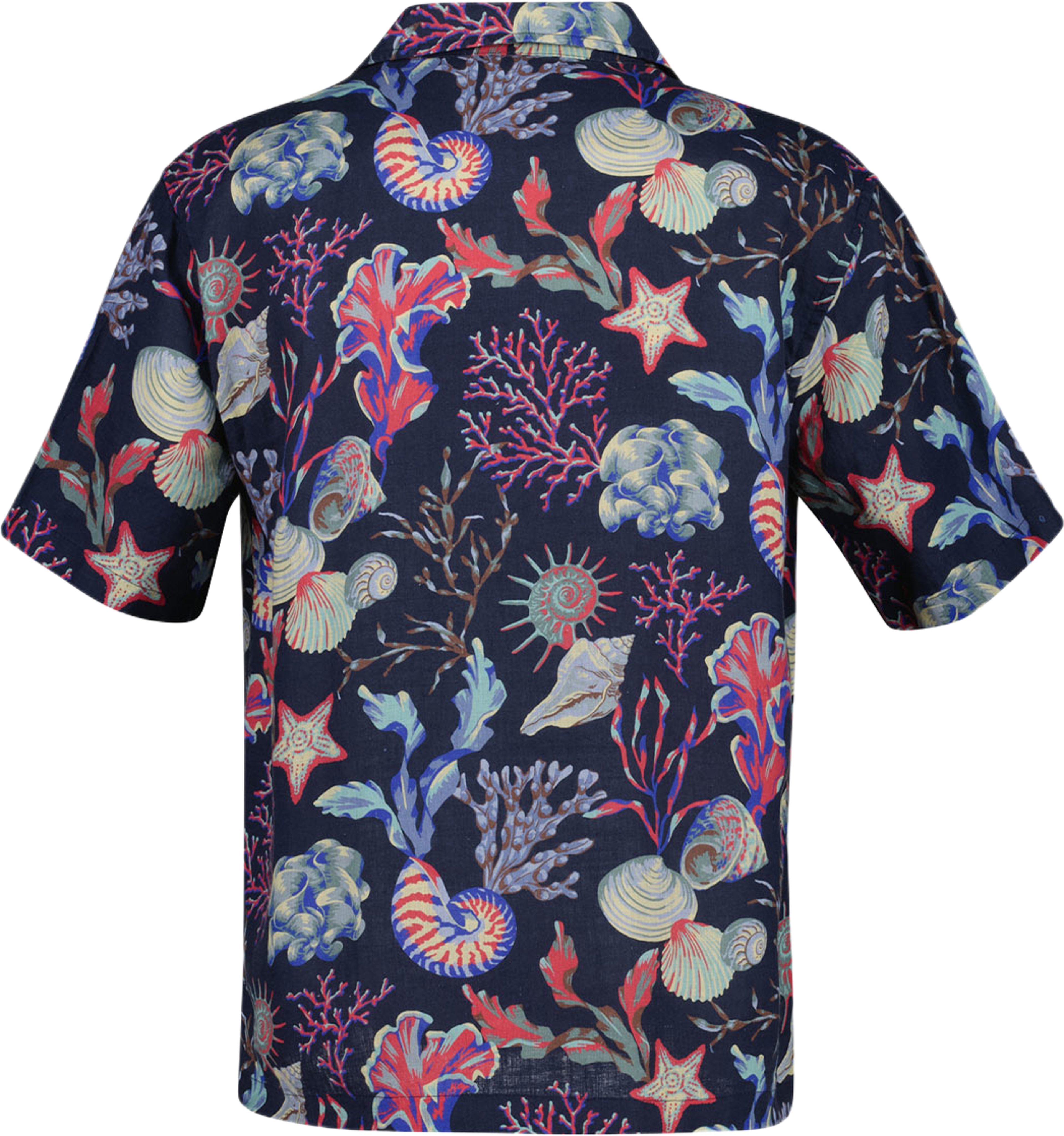 Printed Linen Shirt, från GANT, i färgen Classic Blue. Klicka för att öppna bilden i stort format