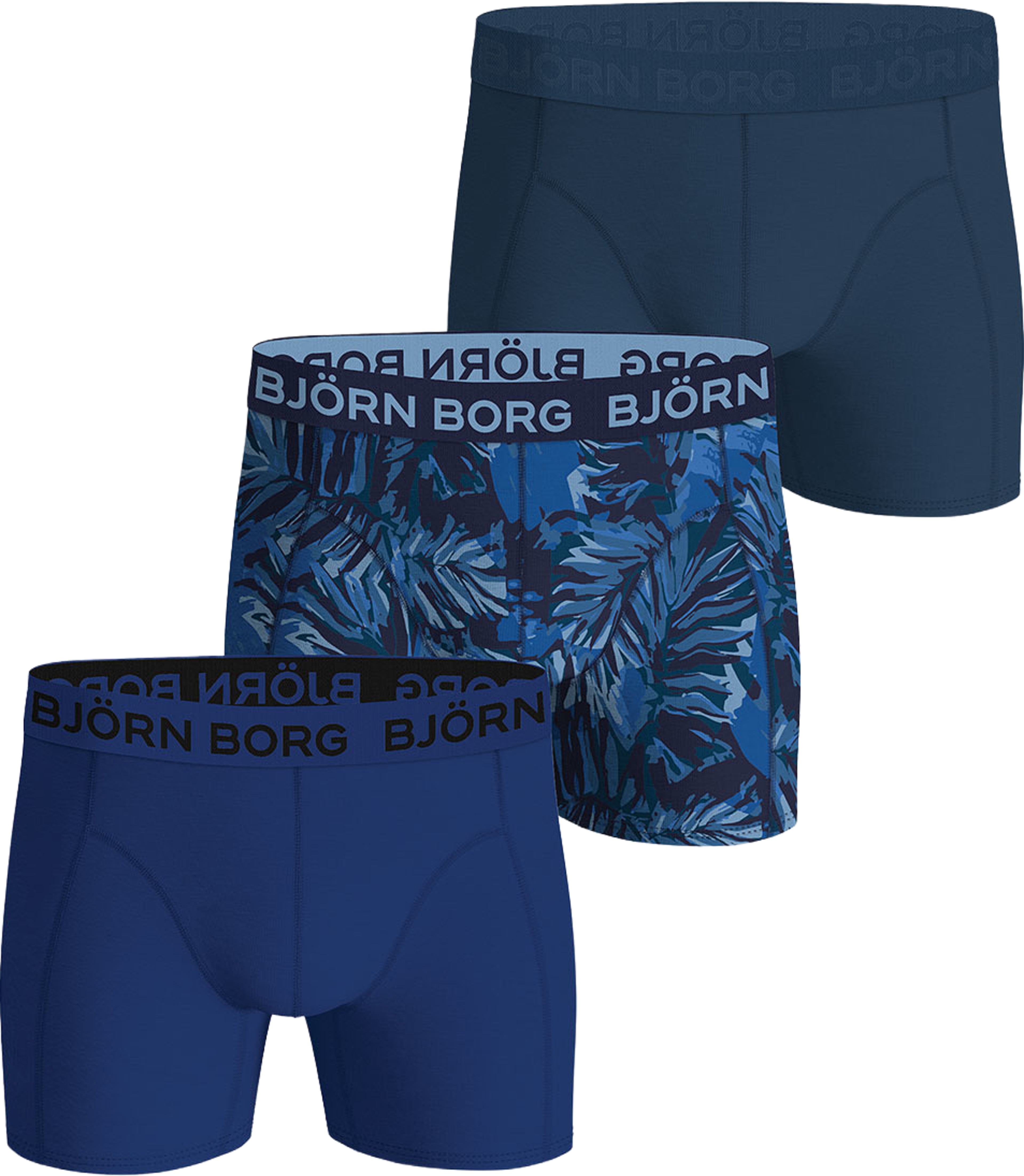 Cotton Stretch Boxer 3P, från Björn Borg, i färgen Multipack 5. Klicka för att öppna bilden i stort format