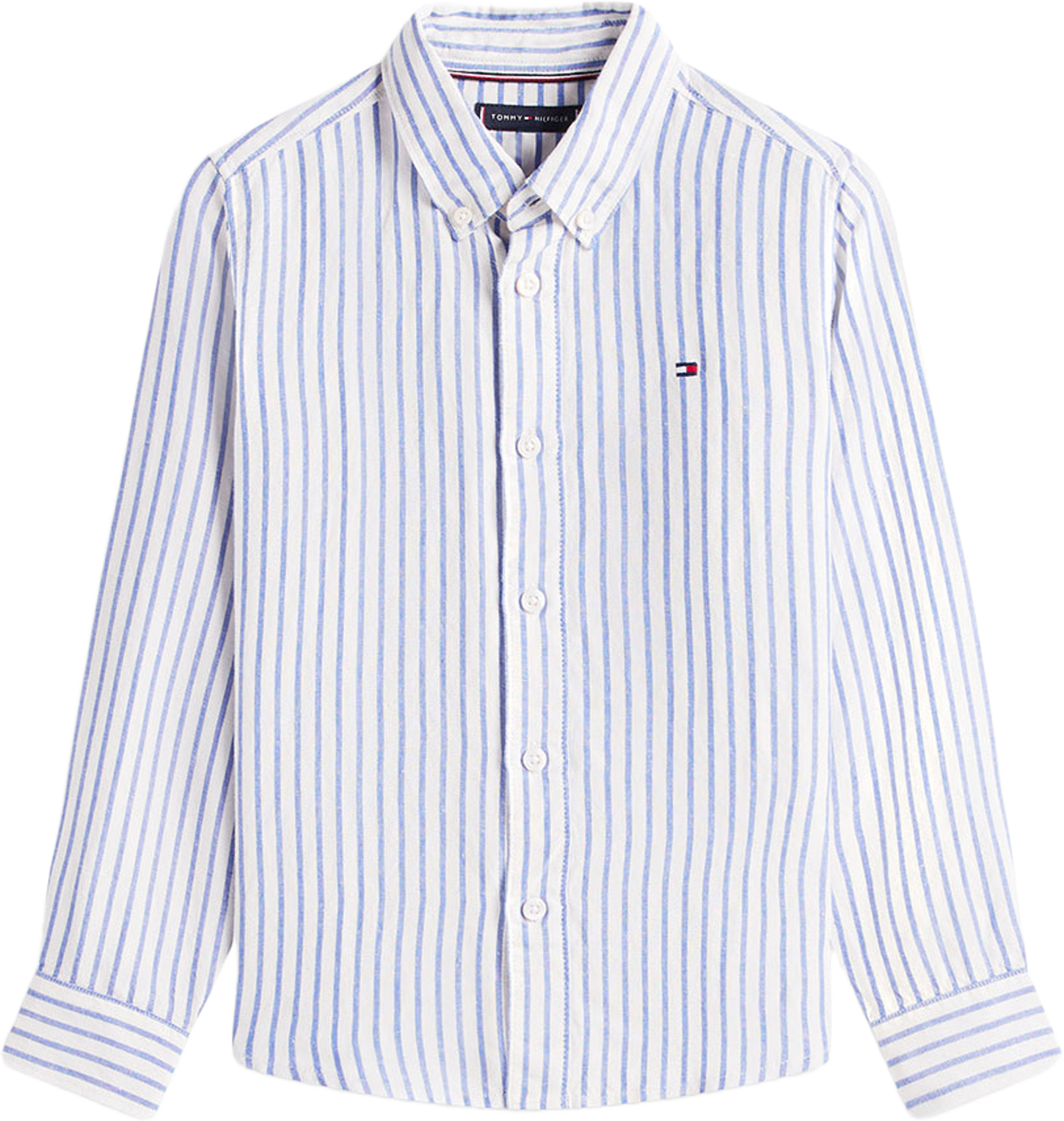 Long sleeve shirt, från Tommy Hilfiger, i färgen Empire Blue Stripe. Klicka för att öppna bilden i stort format