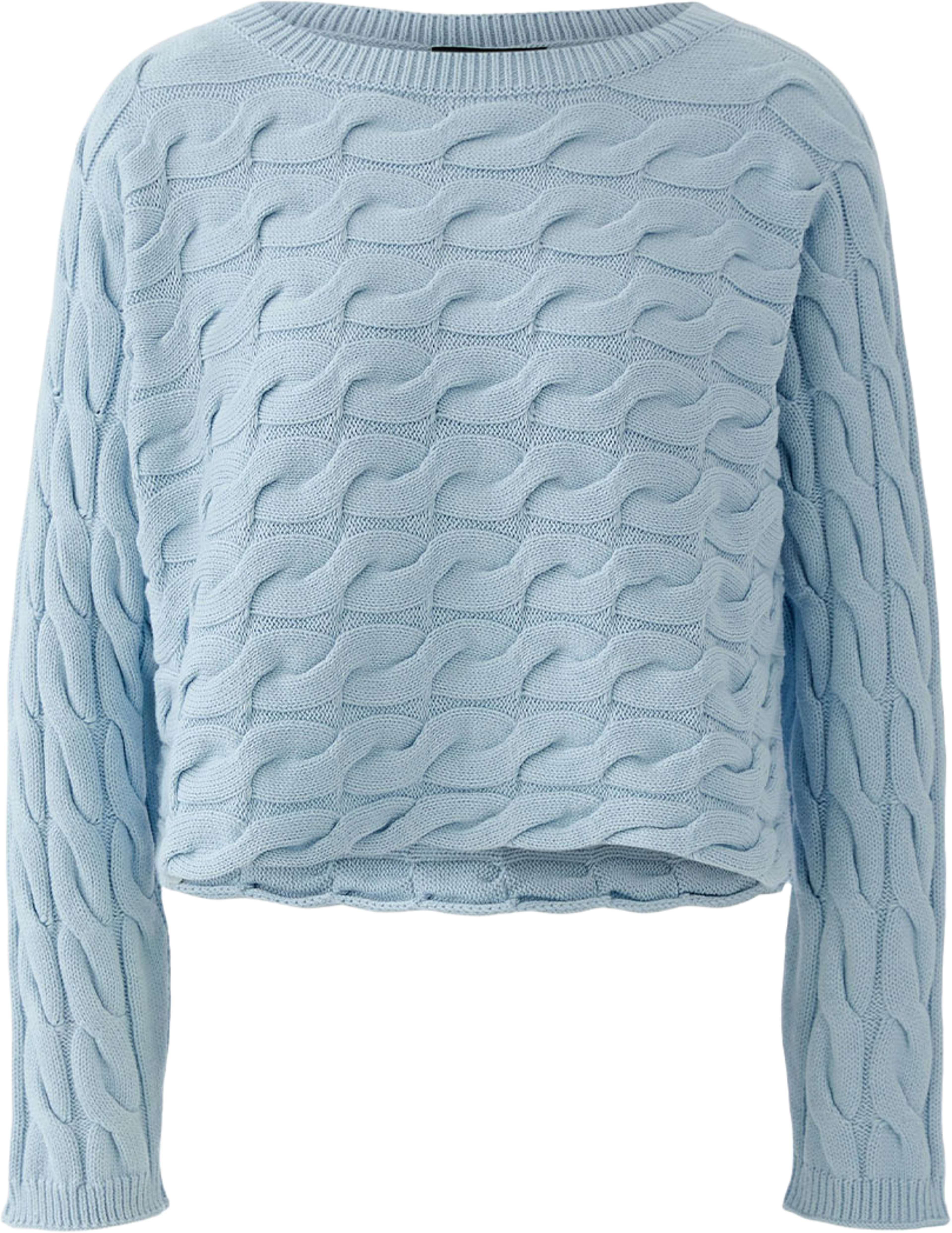 Oui Nos Pullover, från Oui, i färgen Celestial Blue. Klicka för att öppna bilden i stort format