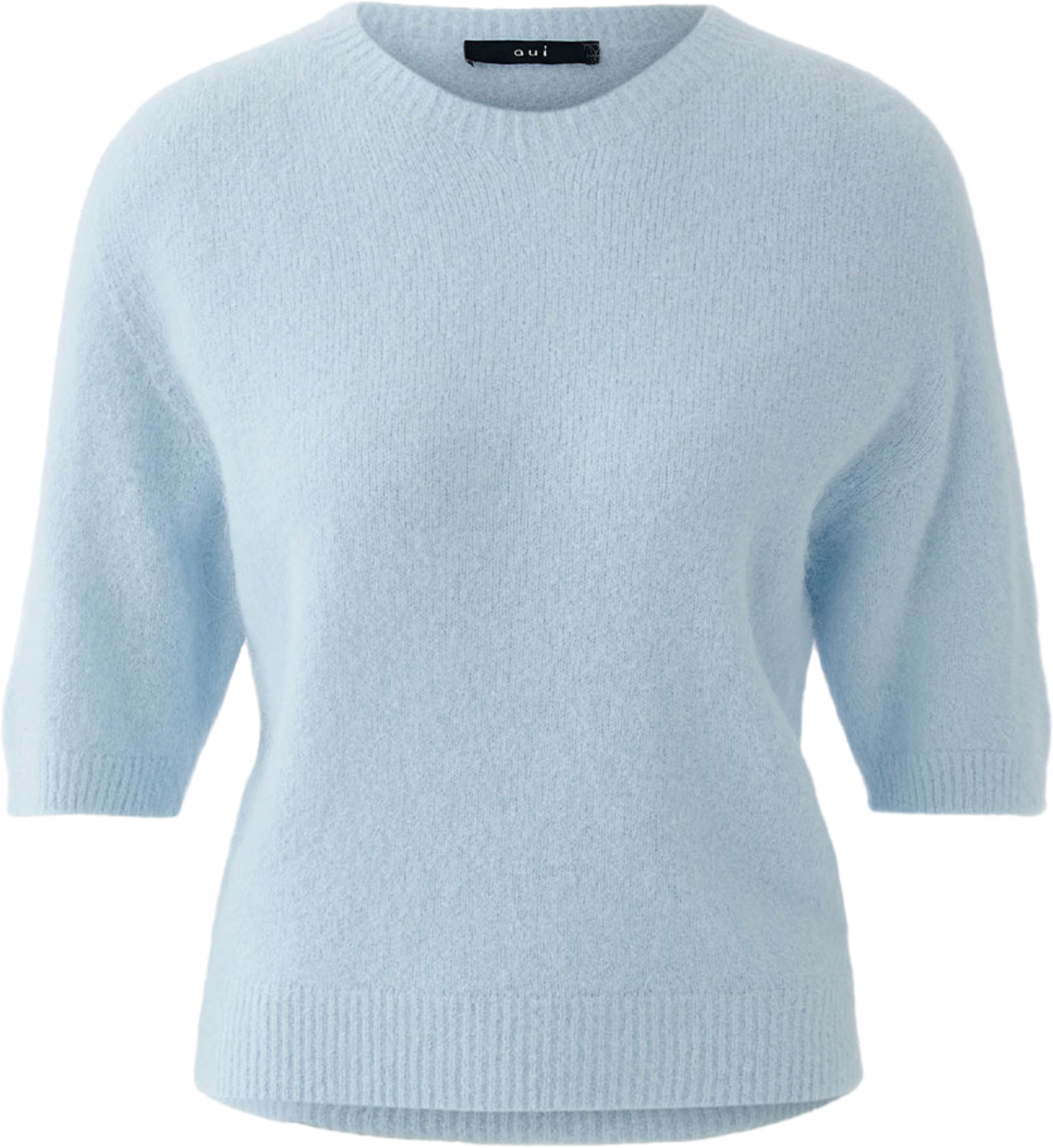 Black Label Pullover, från Oui, i färgen Celestial Blue. Klicka för att öppna bilden i stort format