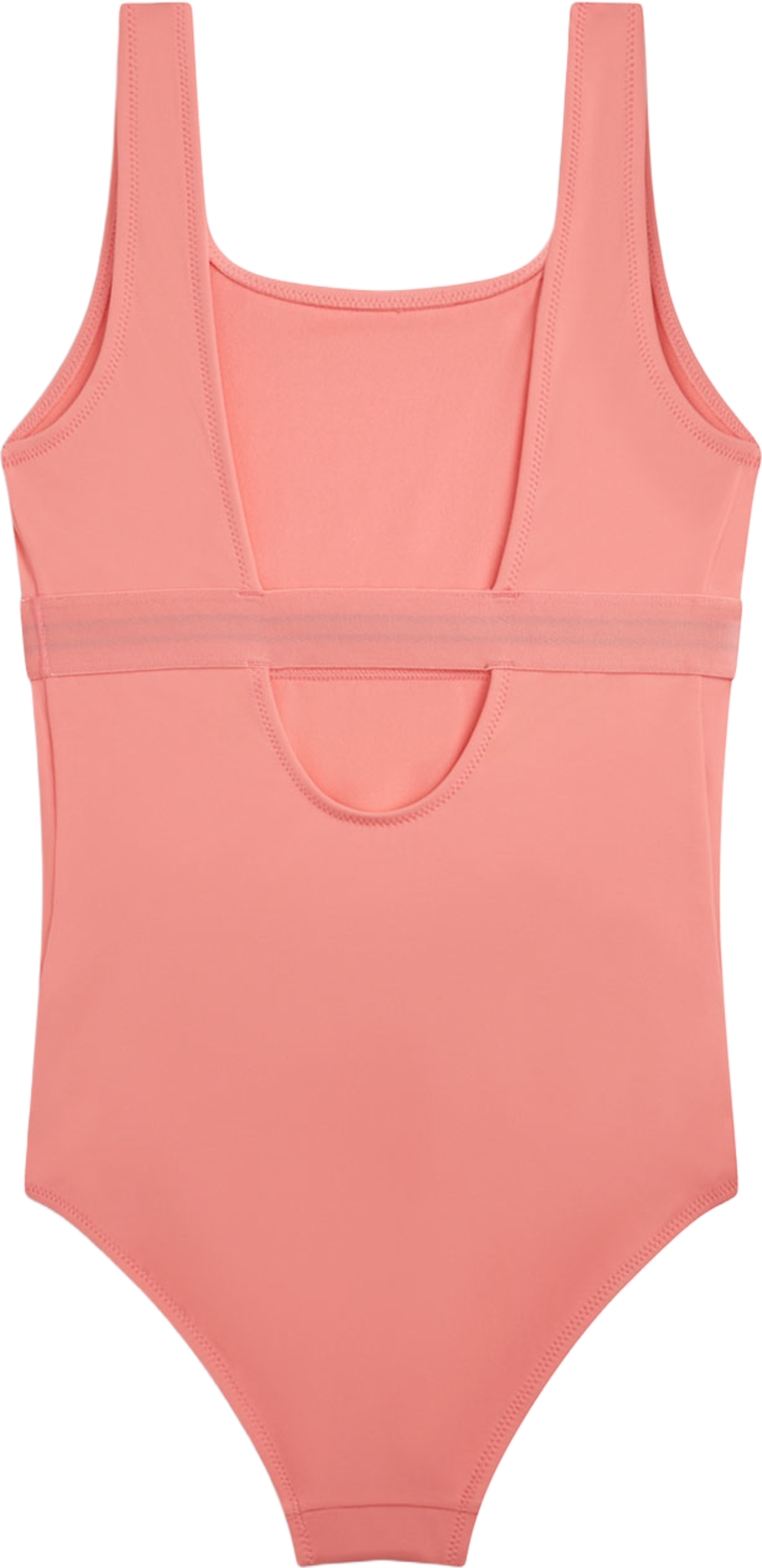 SQUARE NECK ONE PIECE, från Tommy Hilfiger, i färgen Tropical Blush. Klicka för att öppna bilden i stort format