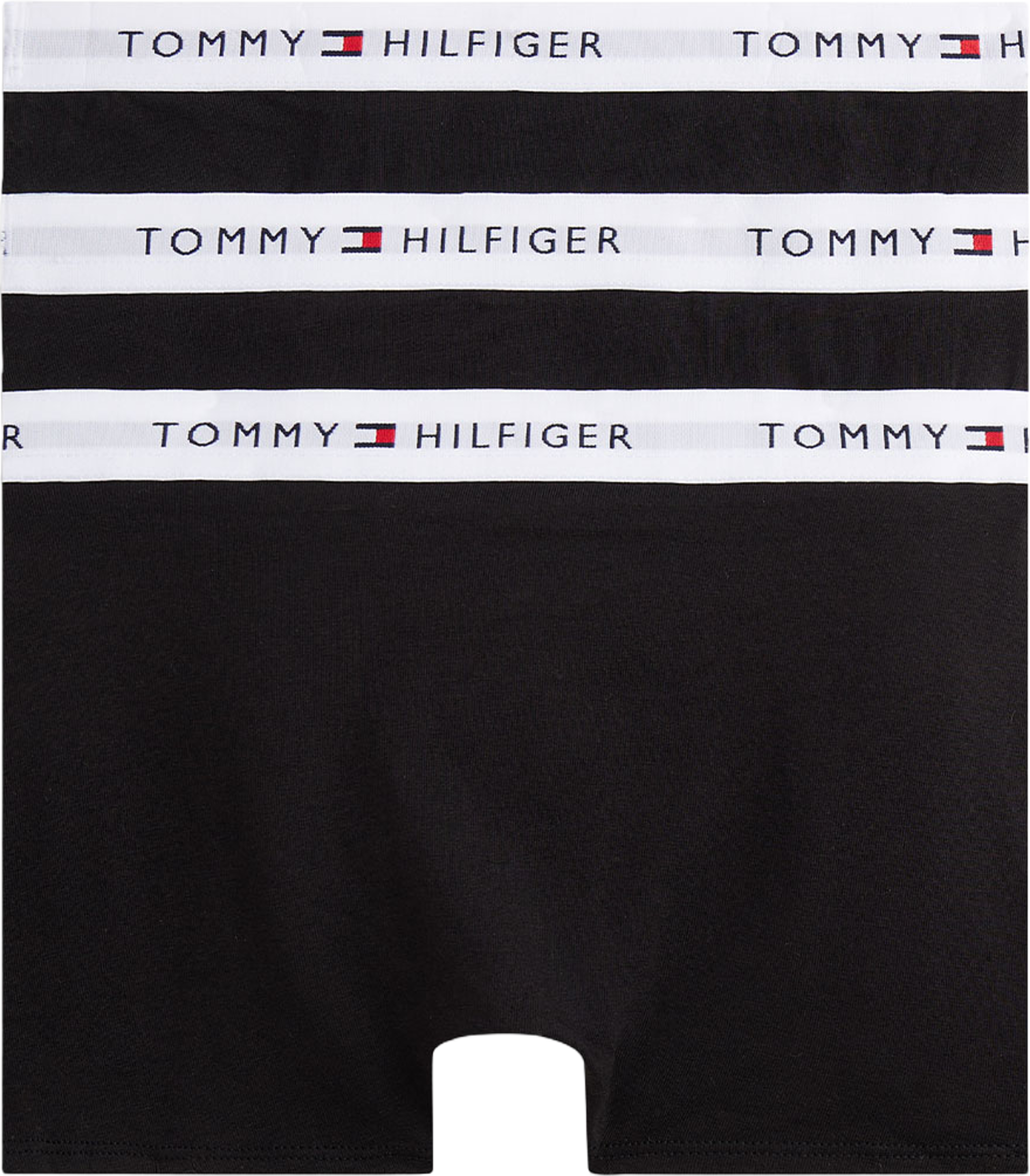 Kalsonger, 3-pack, från Tommy Hilfiger, i färgen Black / Black / Black. Klicka för att öppna bilden i stort format