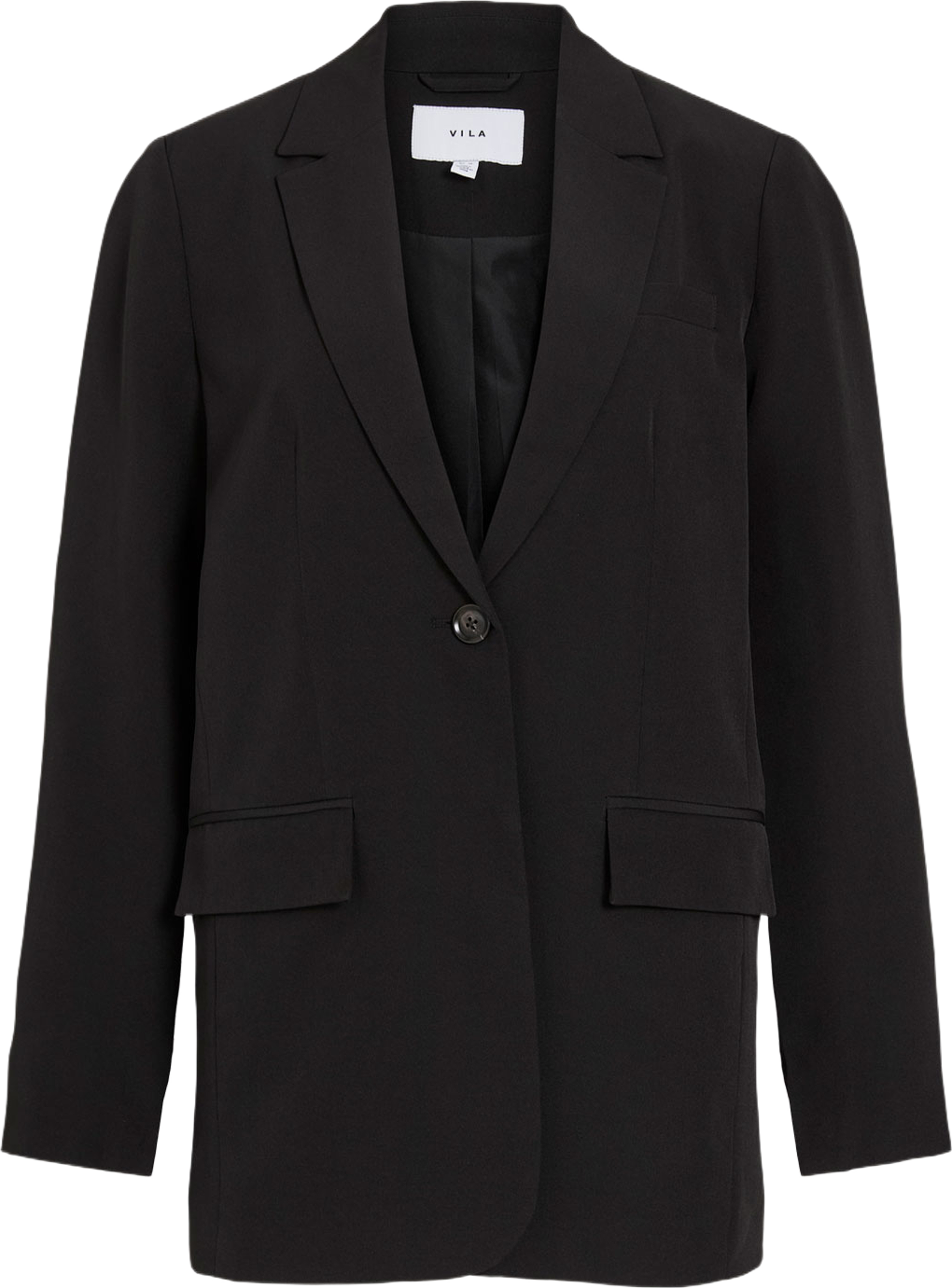 Vimoreja New L/s blazer, från Vila, i färgen Black. Klicka för att öppna bilden i stort format