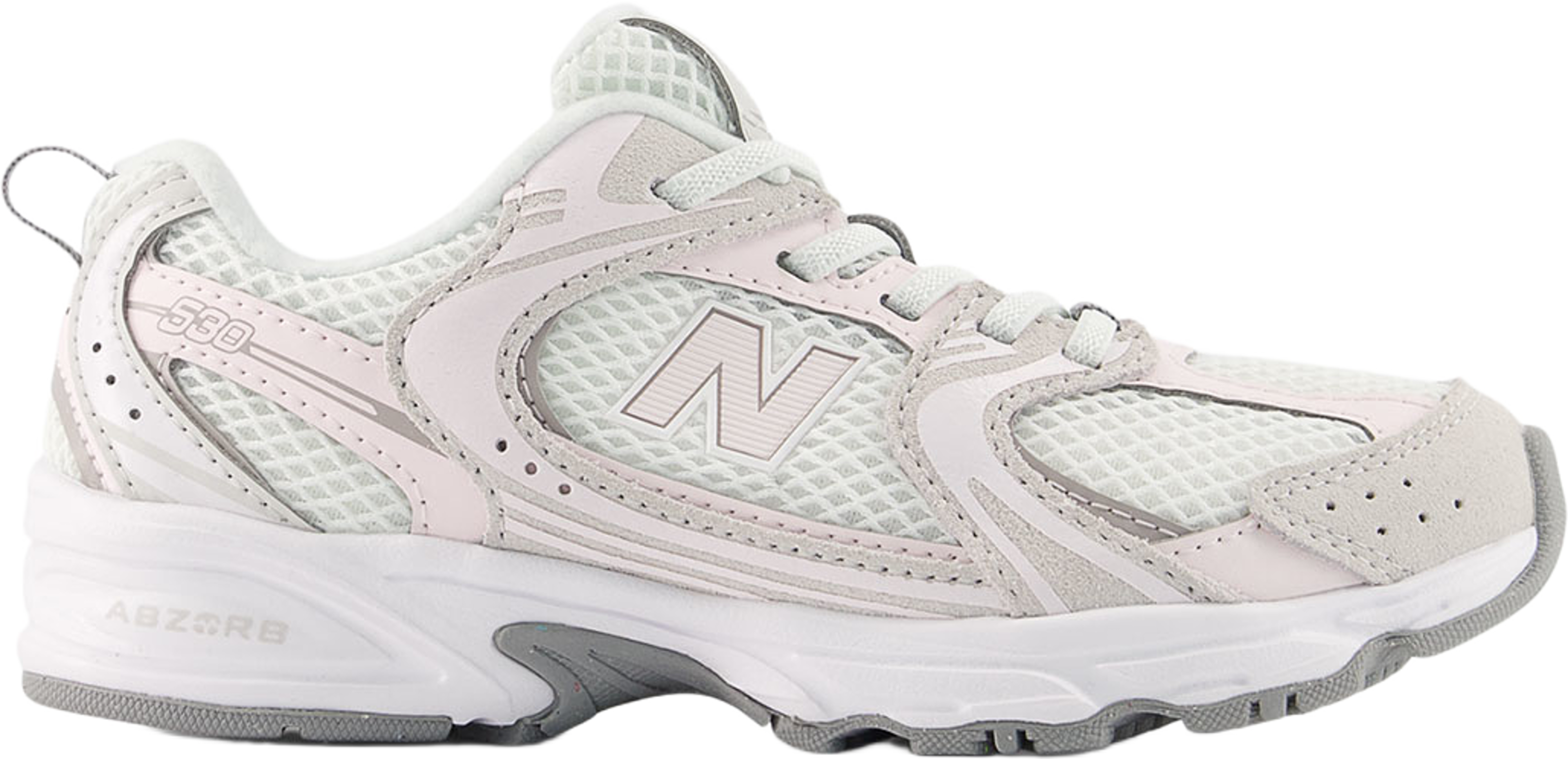 New Balance 530 Kids Bungee Lace, från New Balance, i färgen Grey Matter. Klicka för att öppna bilden i stort format