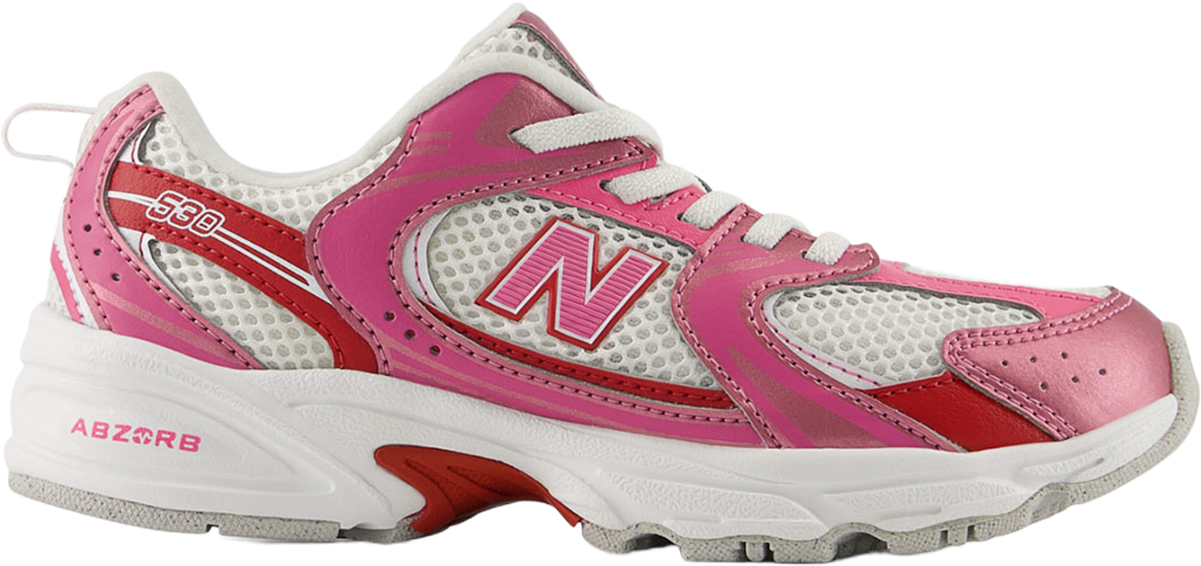 New Balance 530 Kids Bungee Lace, från New Balance, i färgen Pink Satin. Klicka för att öppna bilden i stort format