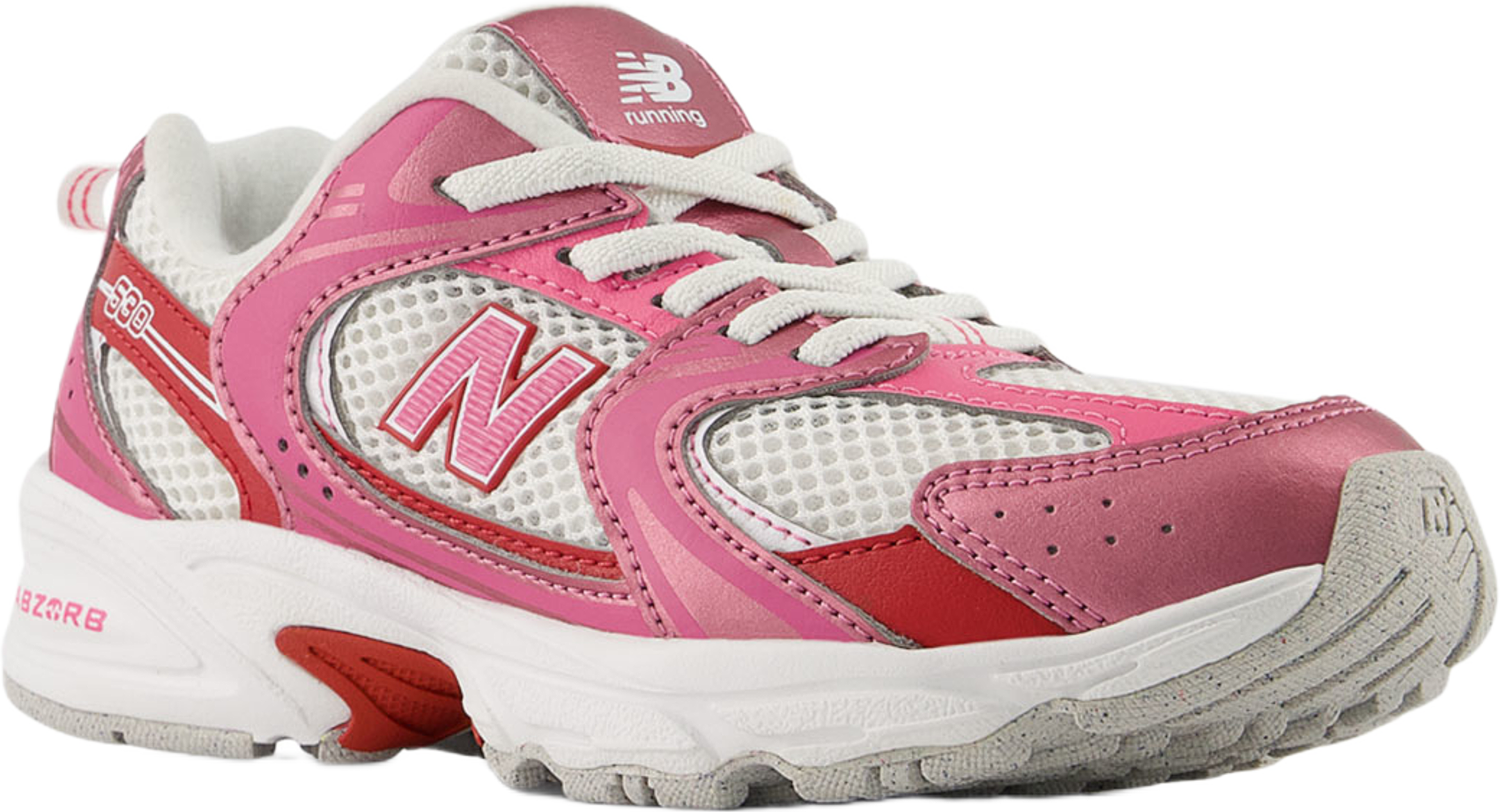 New Balance 530 Kids Bungee Lace, från New Balance, i färgen Pink Satin. Klicka för att öppna bilden i stort format