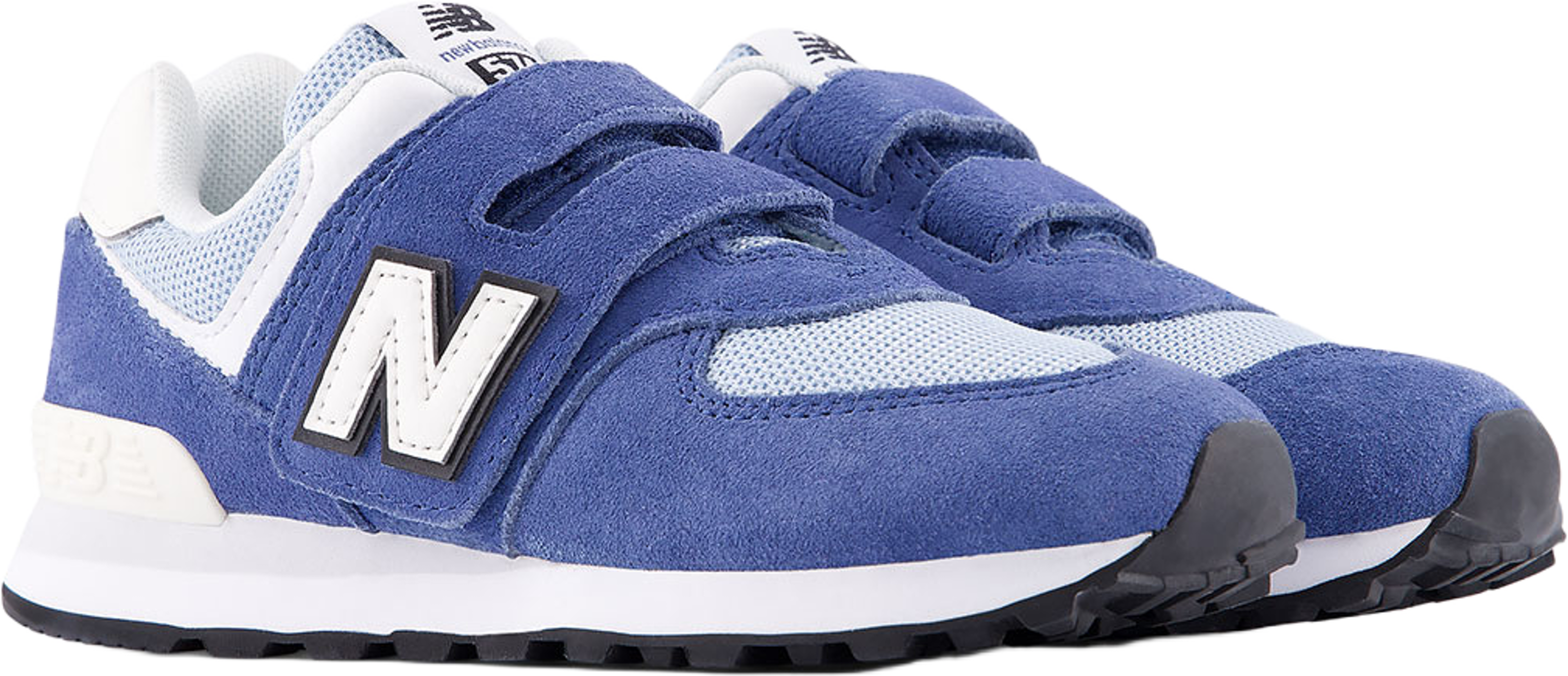 New Balance 574 Kids Hook & Loop, från New Balance, i färgen Magic Blue. Klicka för att öppna bilden i stort format