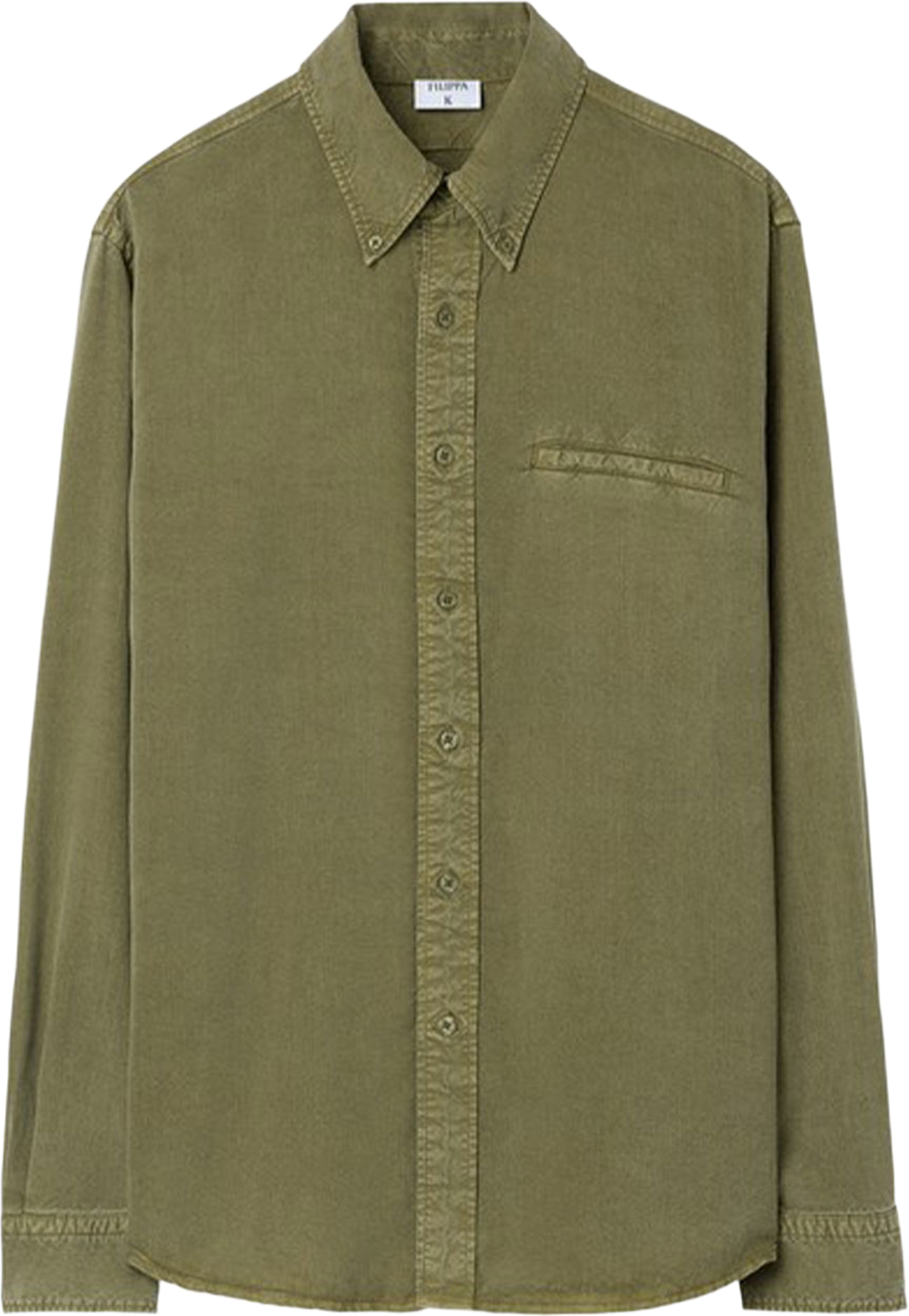 Zack Shirt, från Filippa K, i färgen Laurel Green. Klicka för att öppna bilden i stort format