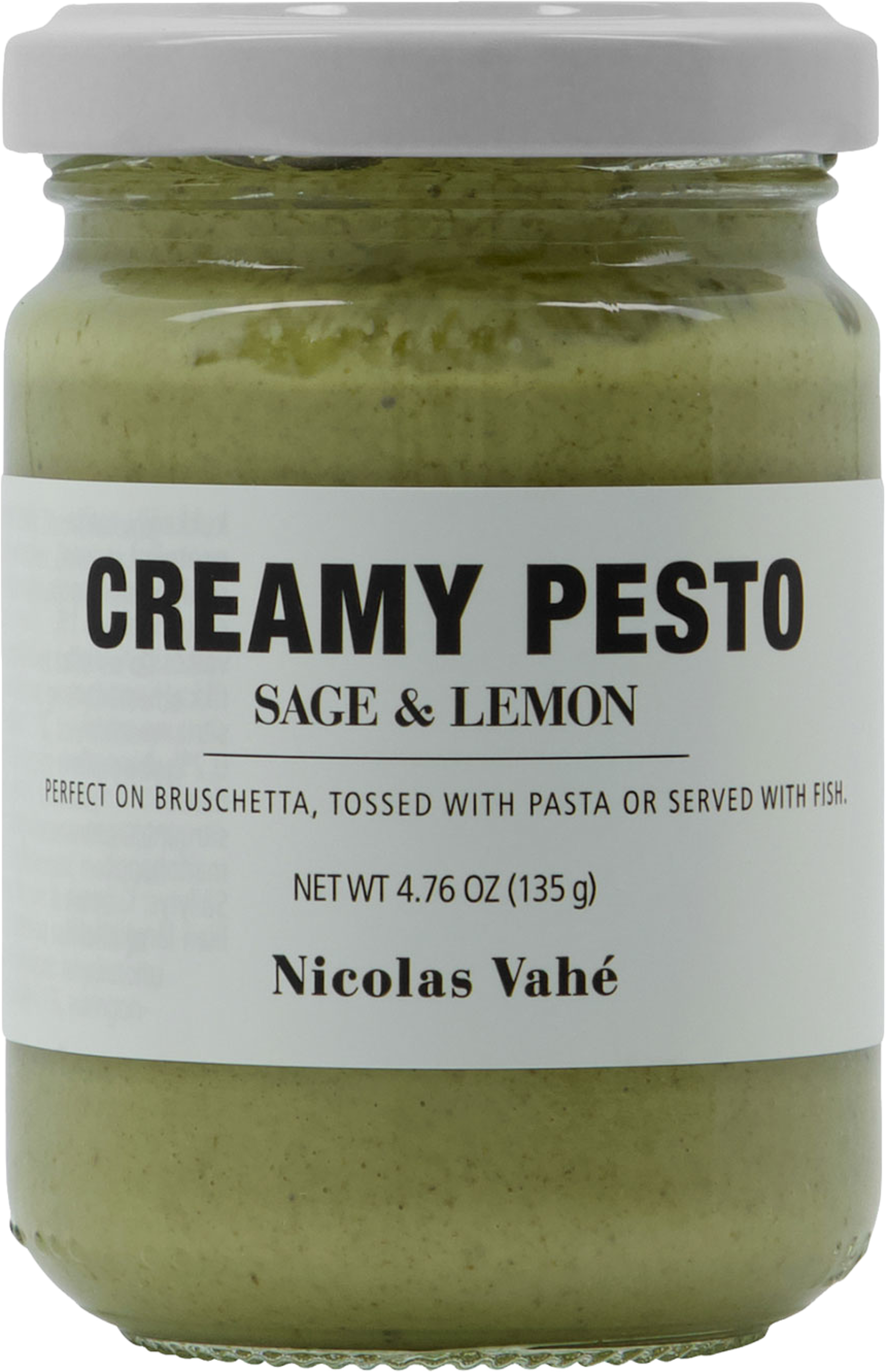 Krämig pesto Salvia & citron 135 g, från Nicolas Vahé, i färgen Clear. Klicka för att öppna bilden i stort format