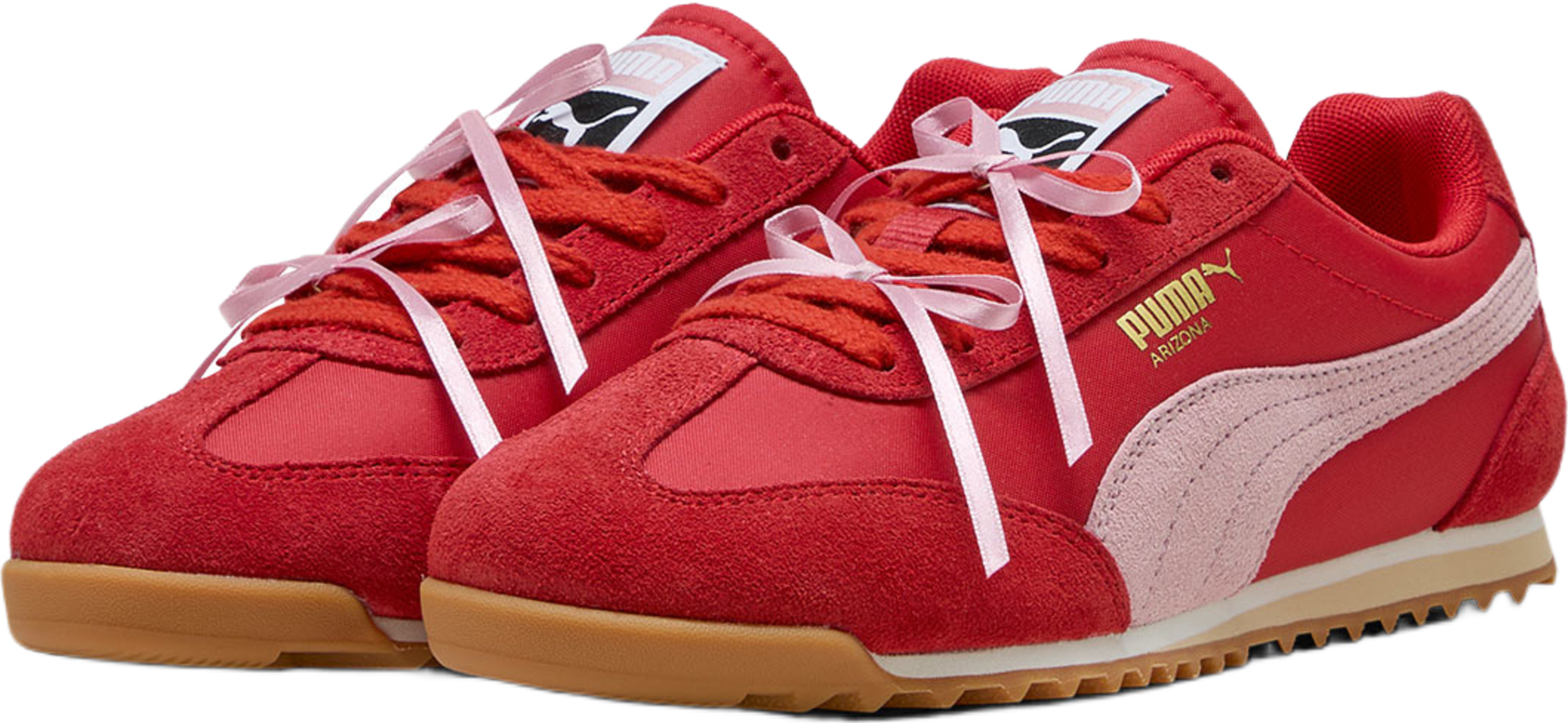 Arizona Bow Wns, från Puma, i färgen Candy Apple-rosy Outlook-gum. Klicka för att öppna bilden i stort format