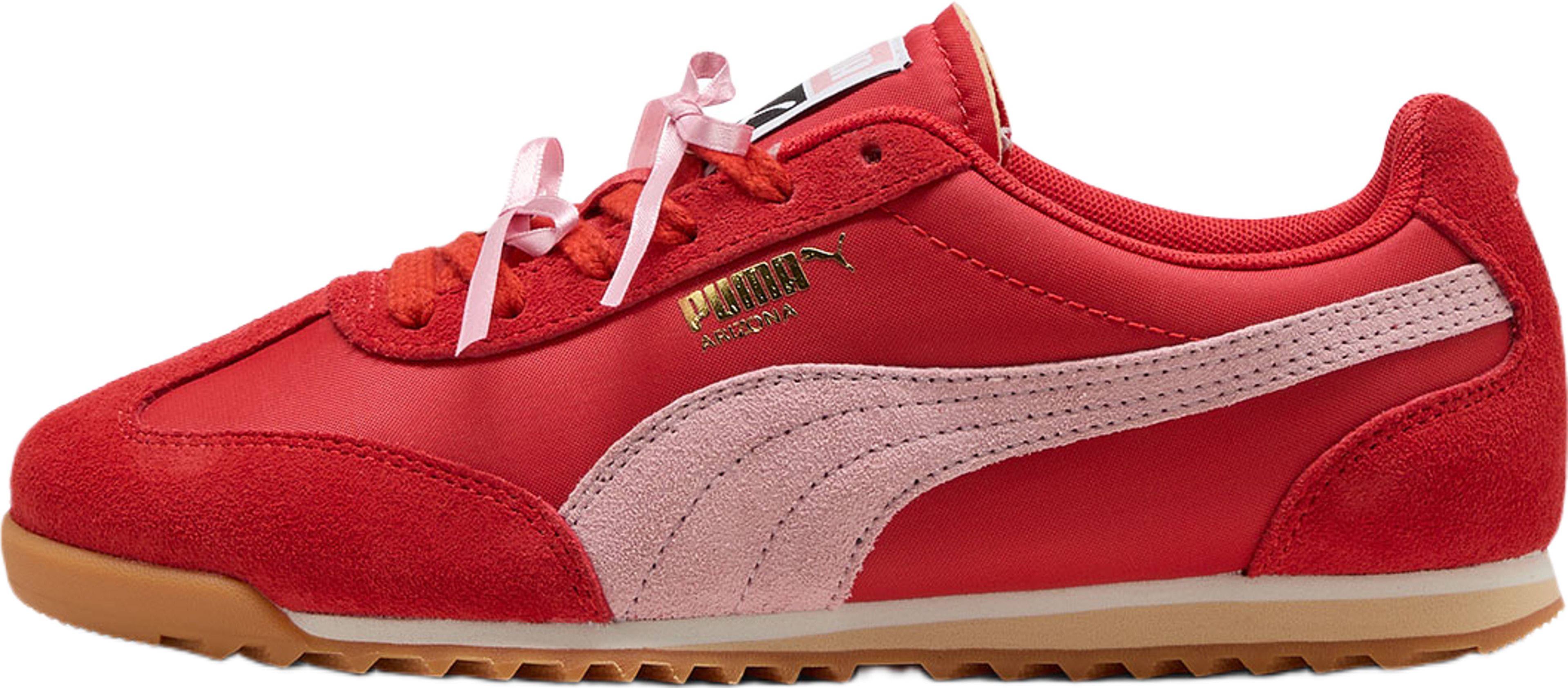 Arizona Bow Wns, från Puma, i färgen Candy Apple-rosy Outlook-gum. Klicka för att öppna bilden i stort format