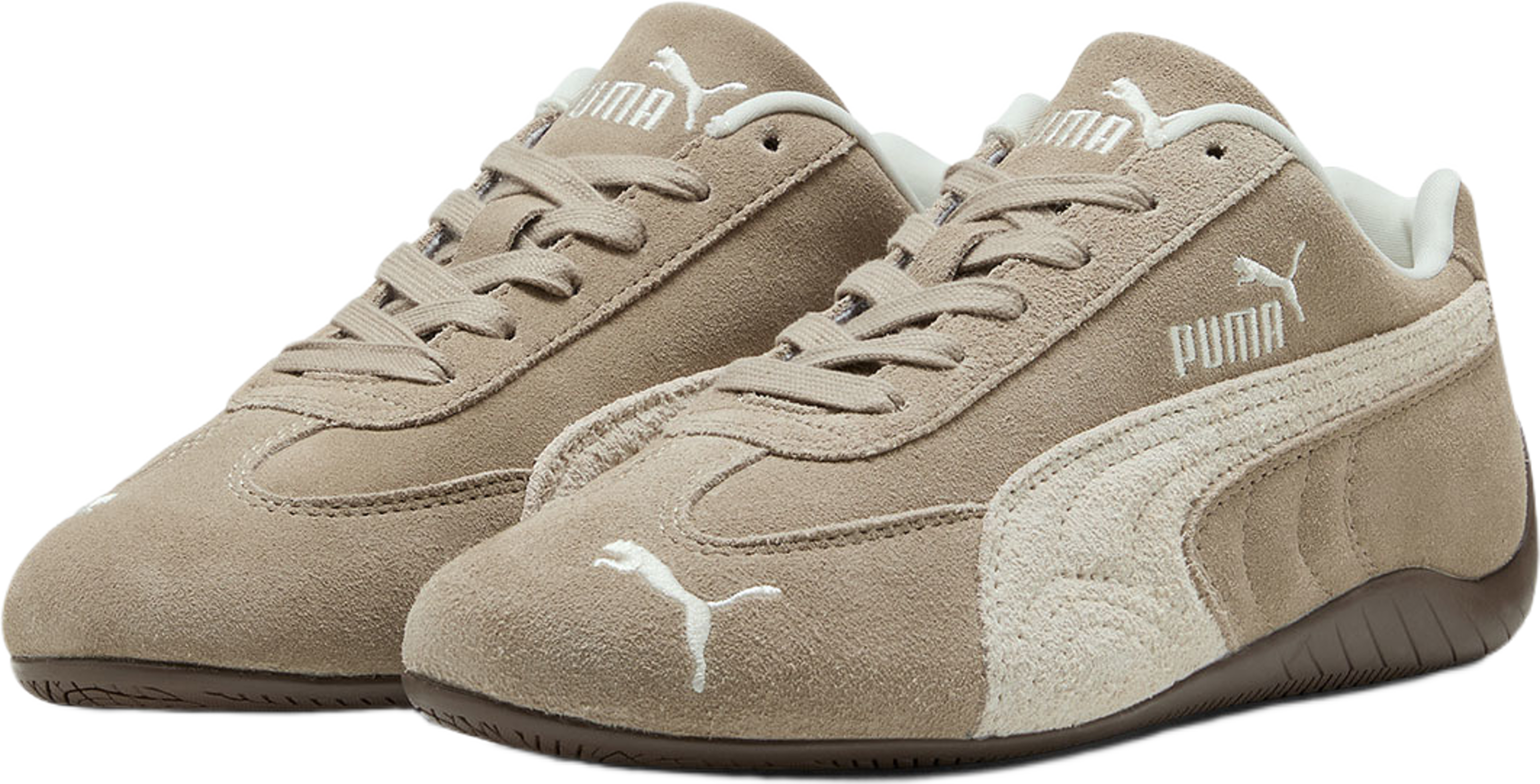 Speedcat Elevated Wns, från Puma, i färgen Ice Coffee-alpine Snow. Klicka för att öppna bilden i stort format