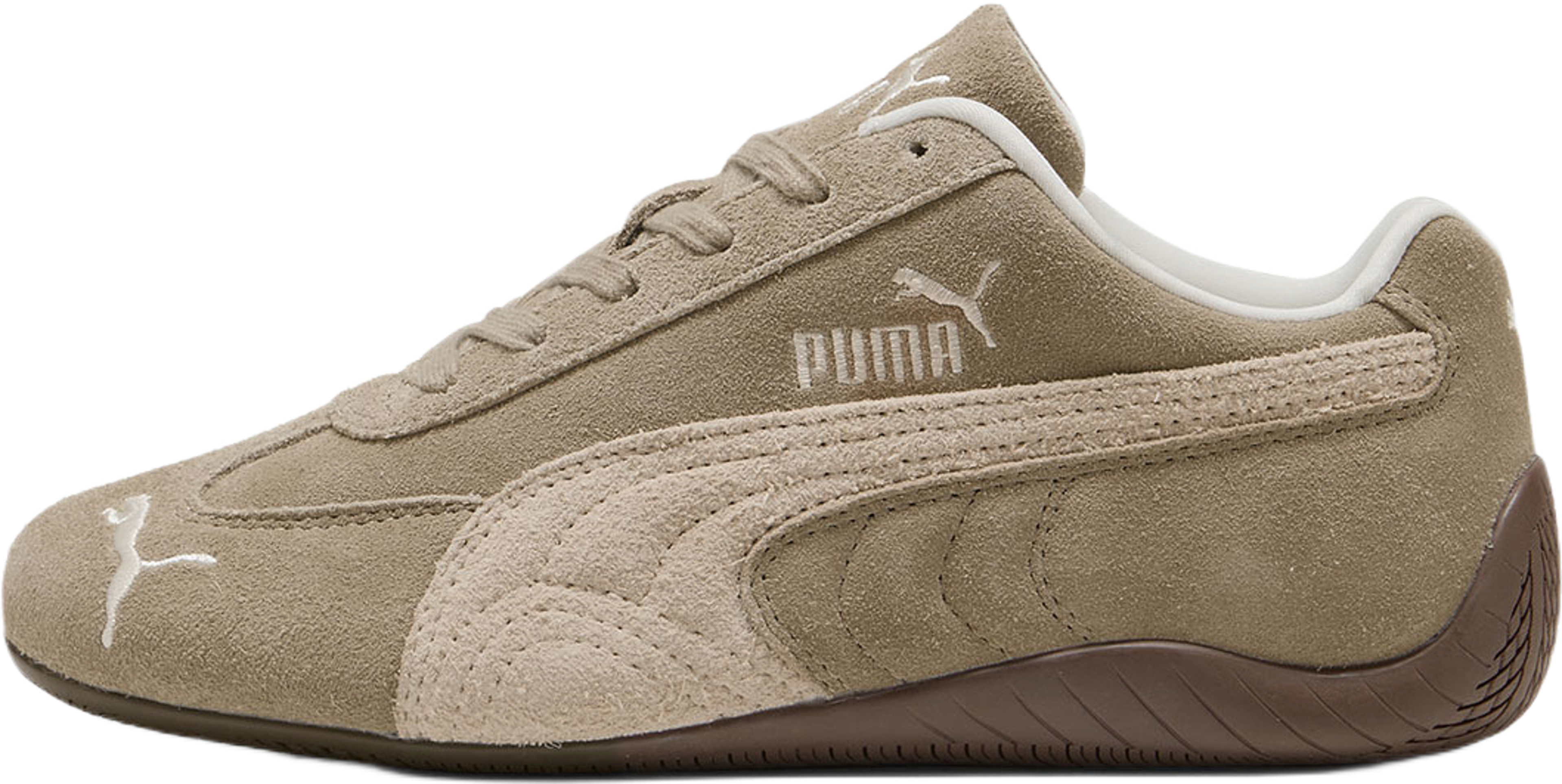 Speedcat Elevated Wns, från Puma, i färgen Ice Coffee-alpine Snow. Klicka för att öppna bilden i stort format