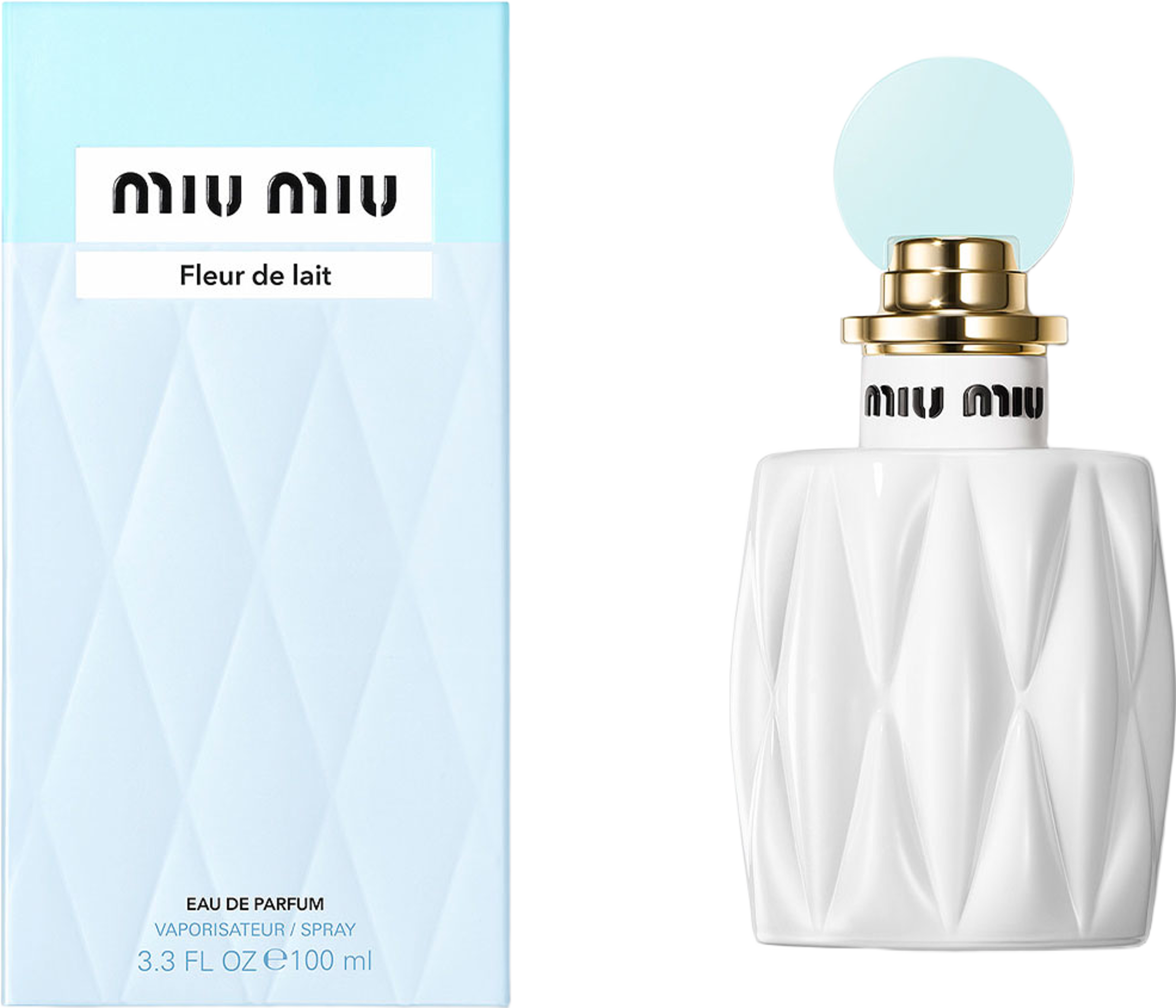 Fleur de Lait Eau de Parfum, från Miu Miu. Klicka för att öppna bilden i stort format