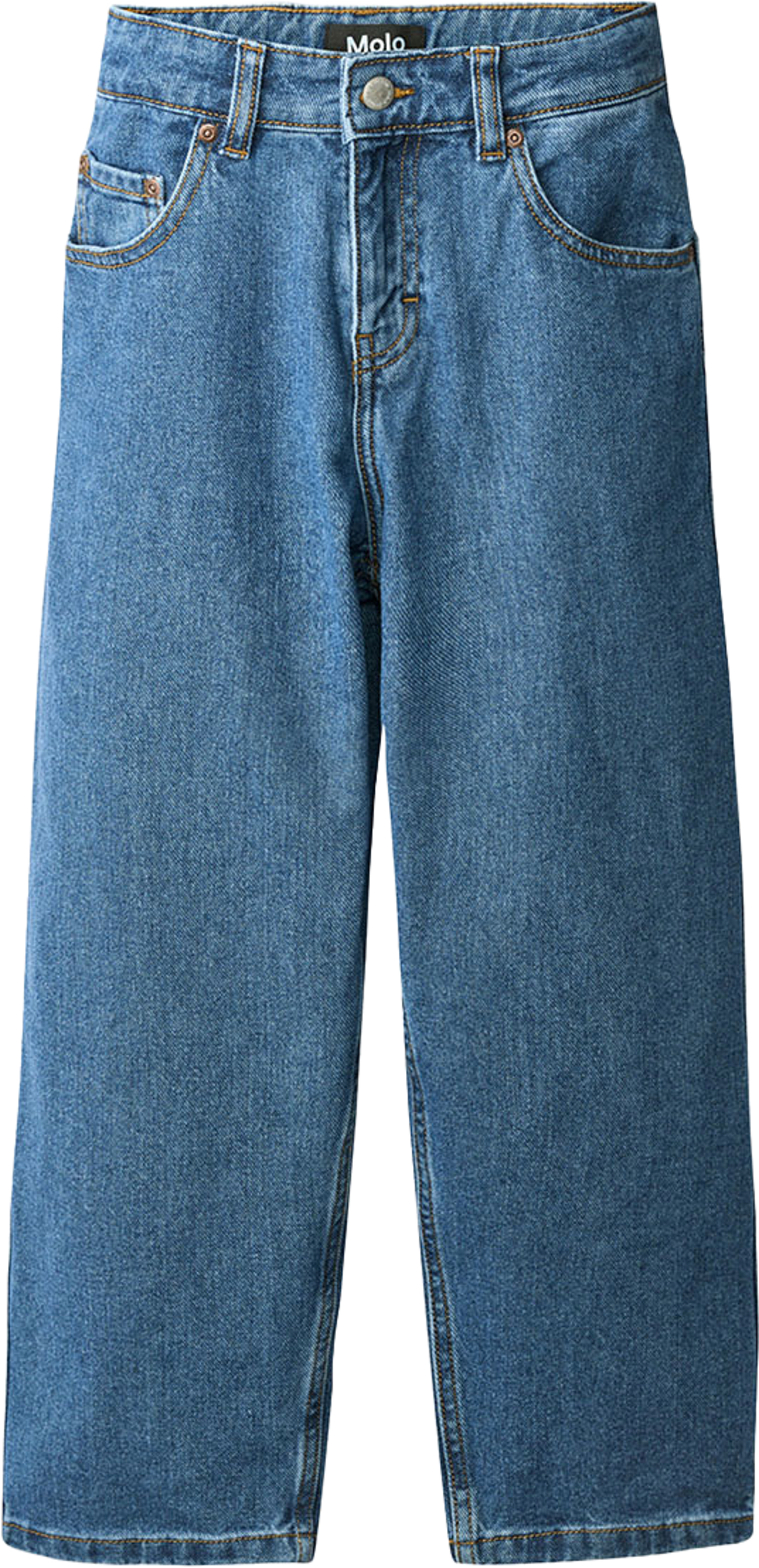 Aiden Pants, från Molo, i färgen Stone Blue. Klicka för att öppna bilden i stort format