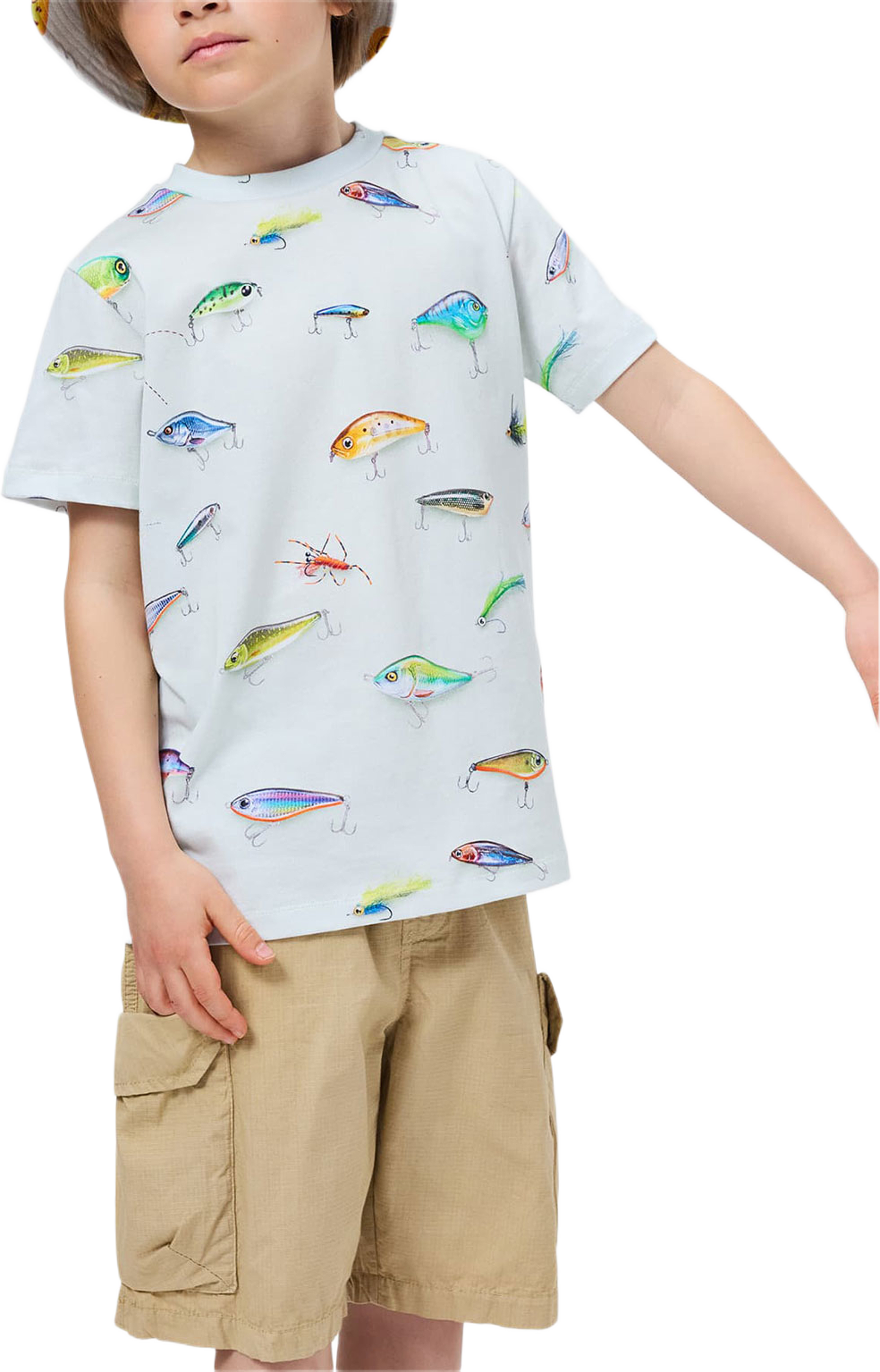 Ralphie T-shirt, från Molo, i färgen Fishing Lures. Klicka för att öppna bilden i stort format