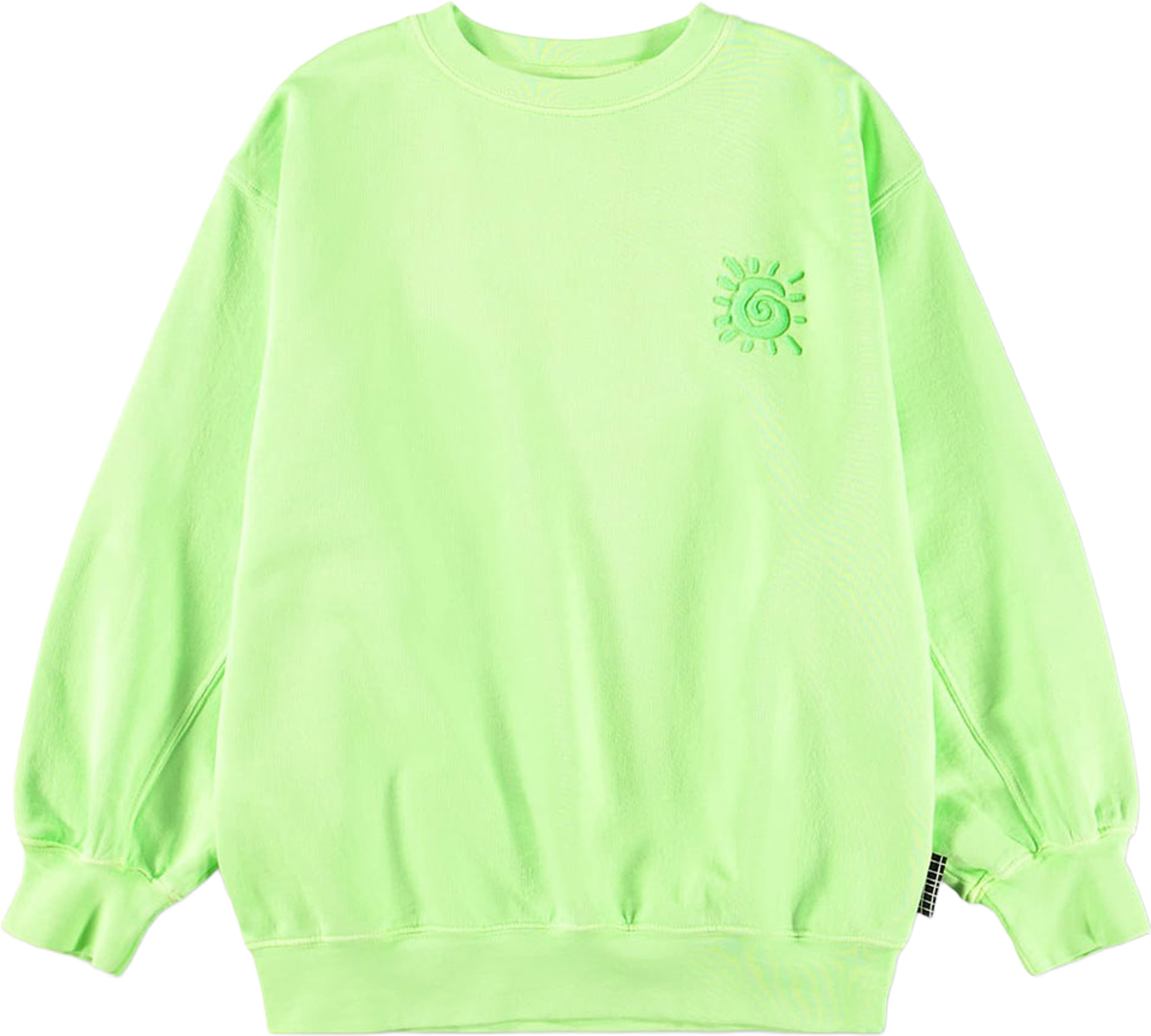 Magni Sweater, från Molo, i färgen Pale Gecko. Klicka för att öppna bilden i stort format