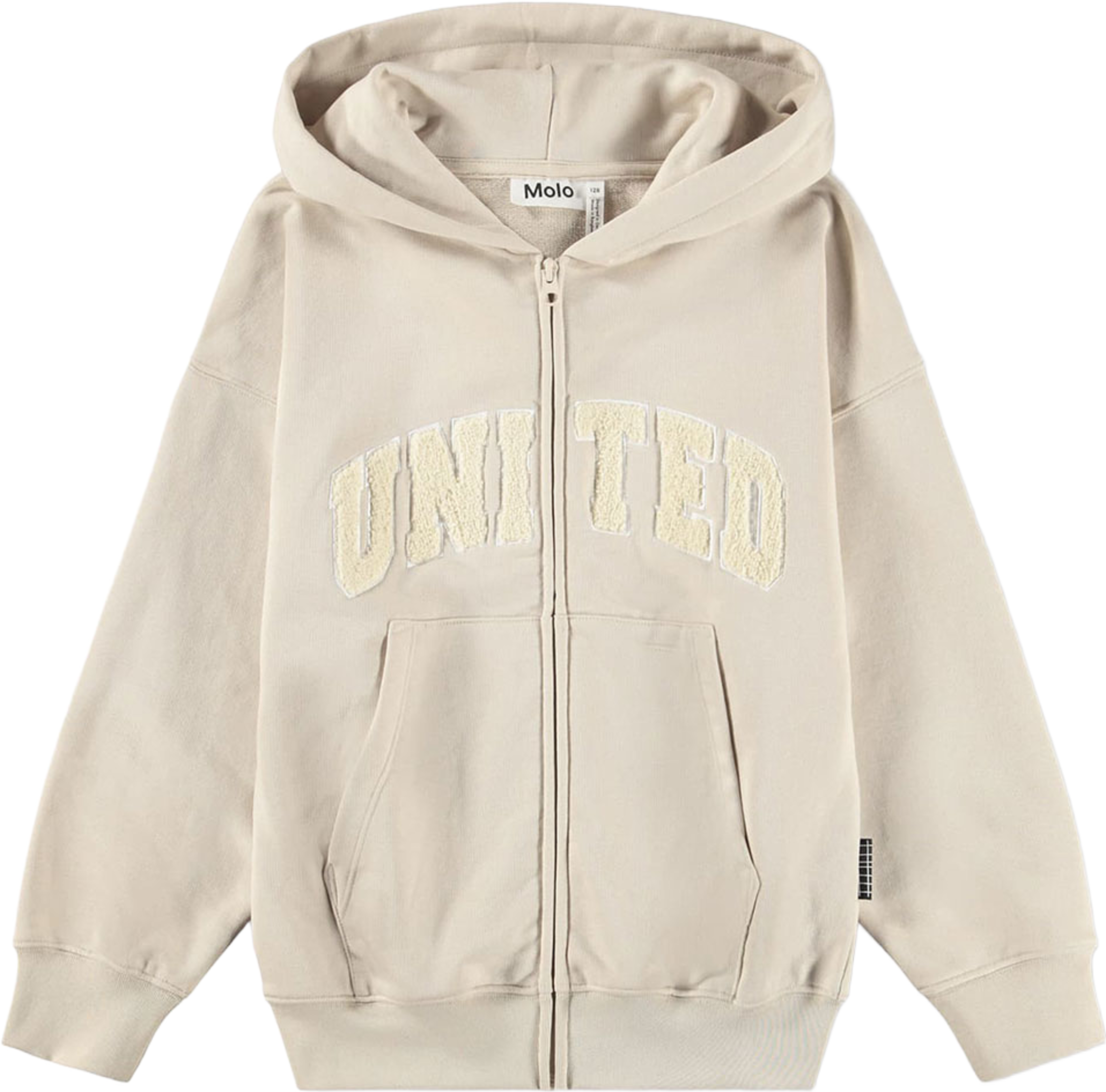 Marley Hoodie, från Molo, i färgen Summer Sand. Klicka för att öppna bilden i stort format