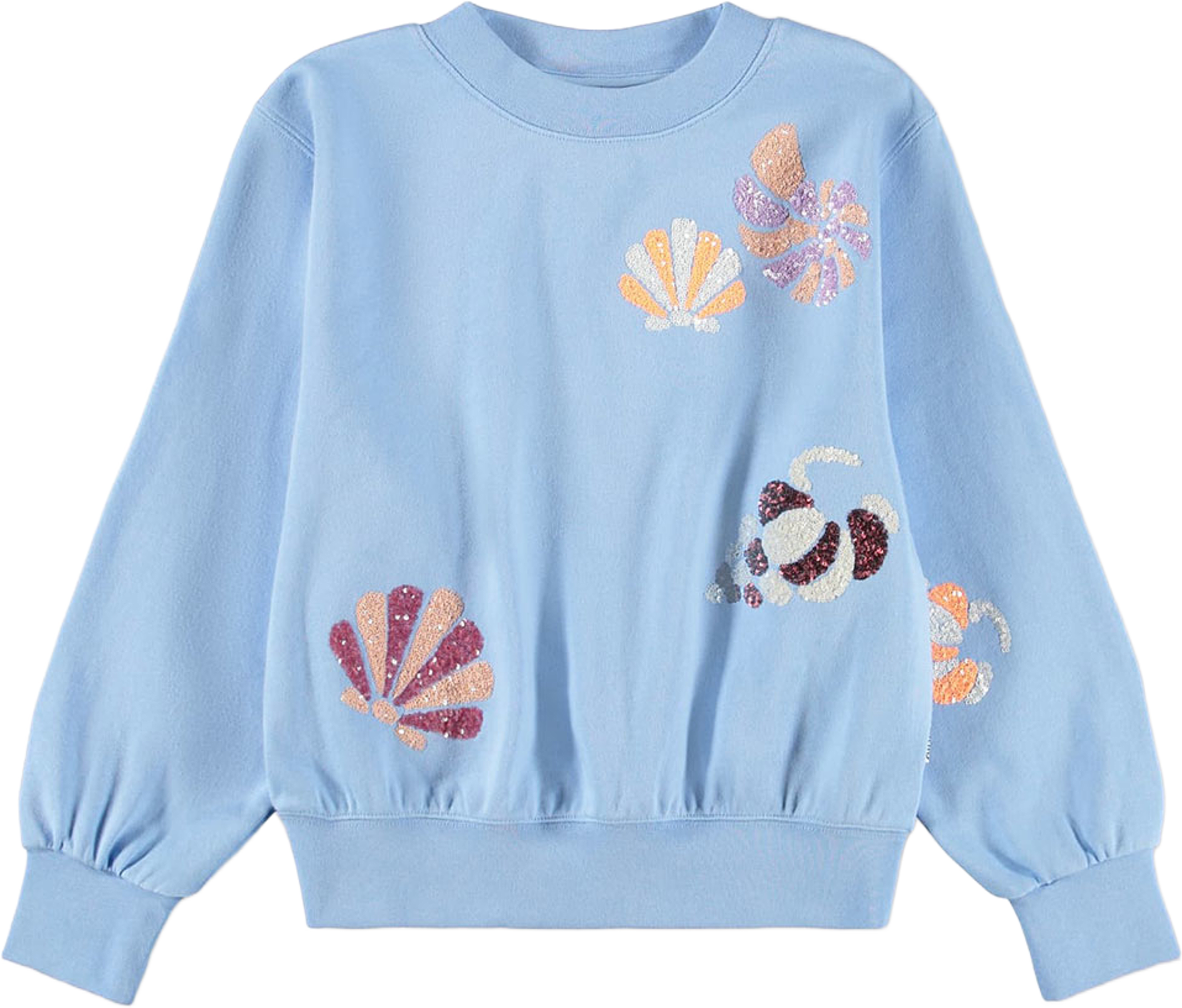 Marge Sweater, från Molo, i färgen Sparkling Sea. Klicka för att öppna bilden i stort format