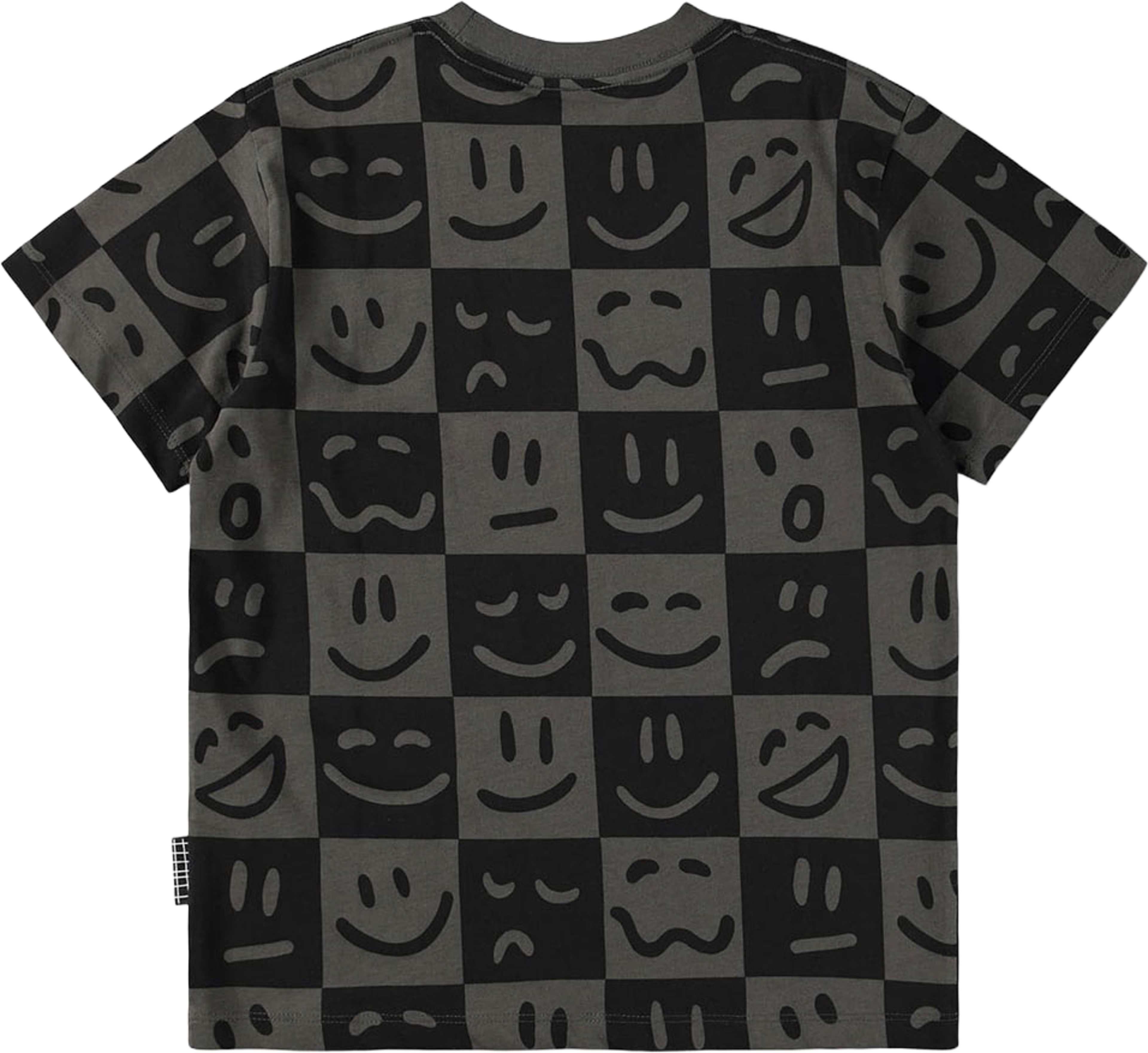 Riley T-shirt, från Molo, i färgen Vibe Checks Blk. Klicka för att öppna bilden i stort format