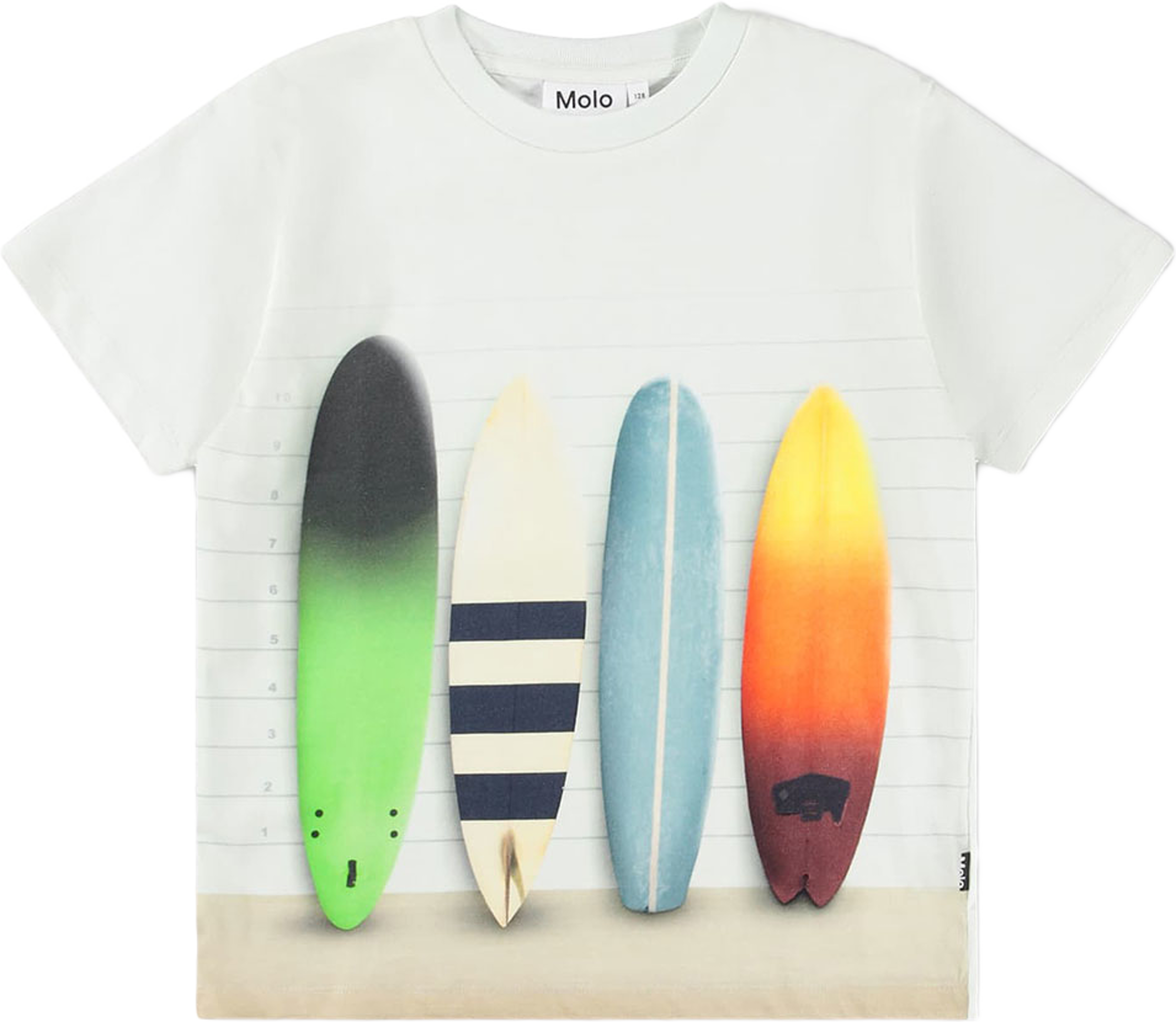 Riley T-shirt, från Molo, i färgen Board Line-up. Klicka för att öppna bilden i stort format