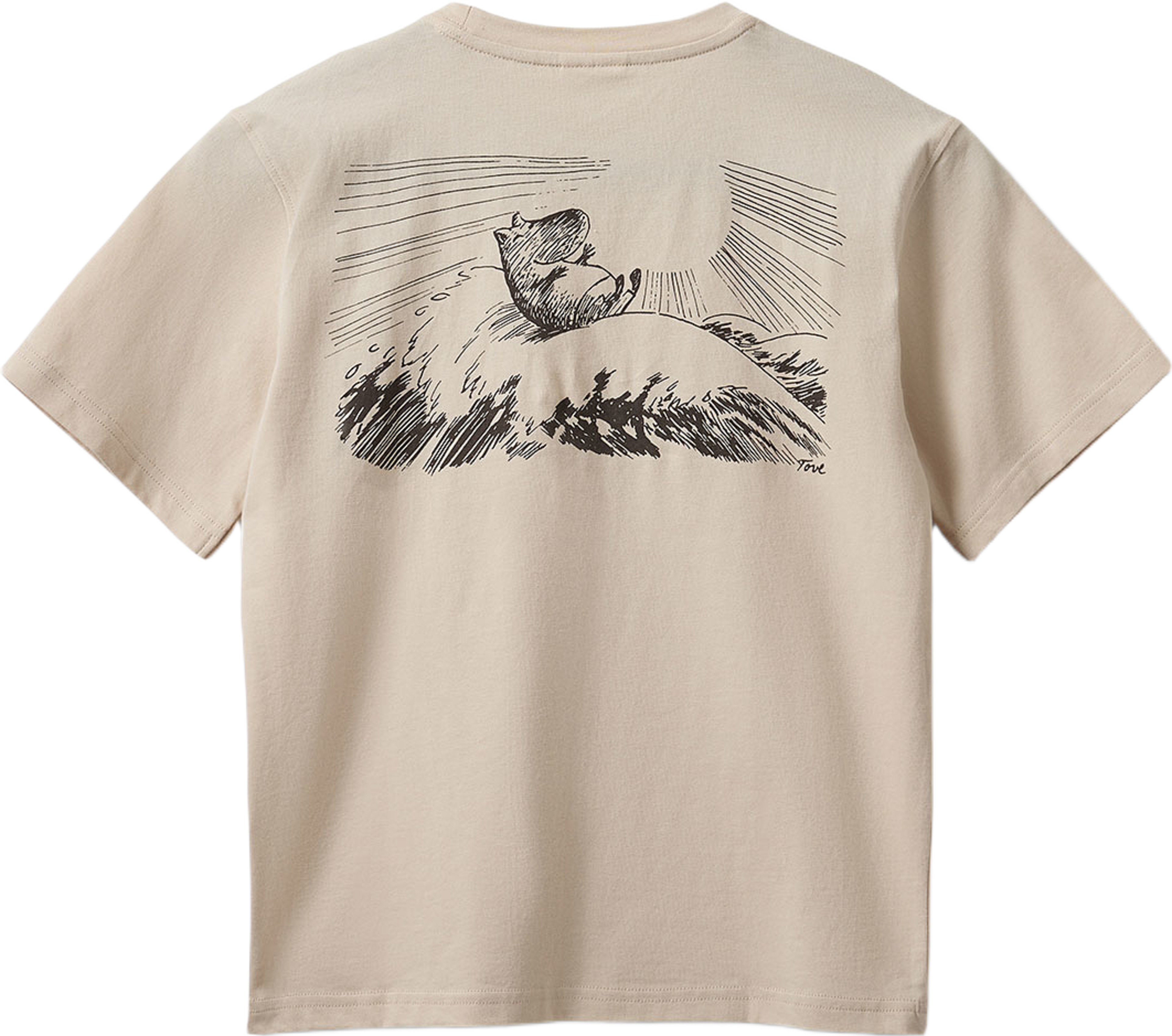 VeraSY T-shirt, från Sofie Schnoor, i färgen Fog. Klicka för att öppna bilden i stort format