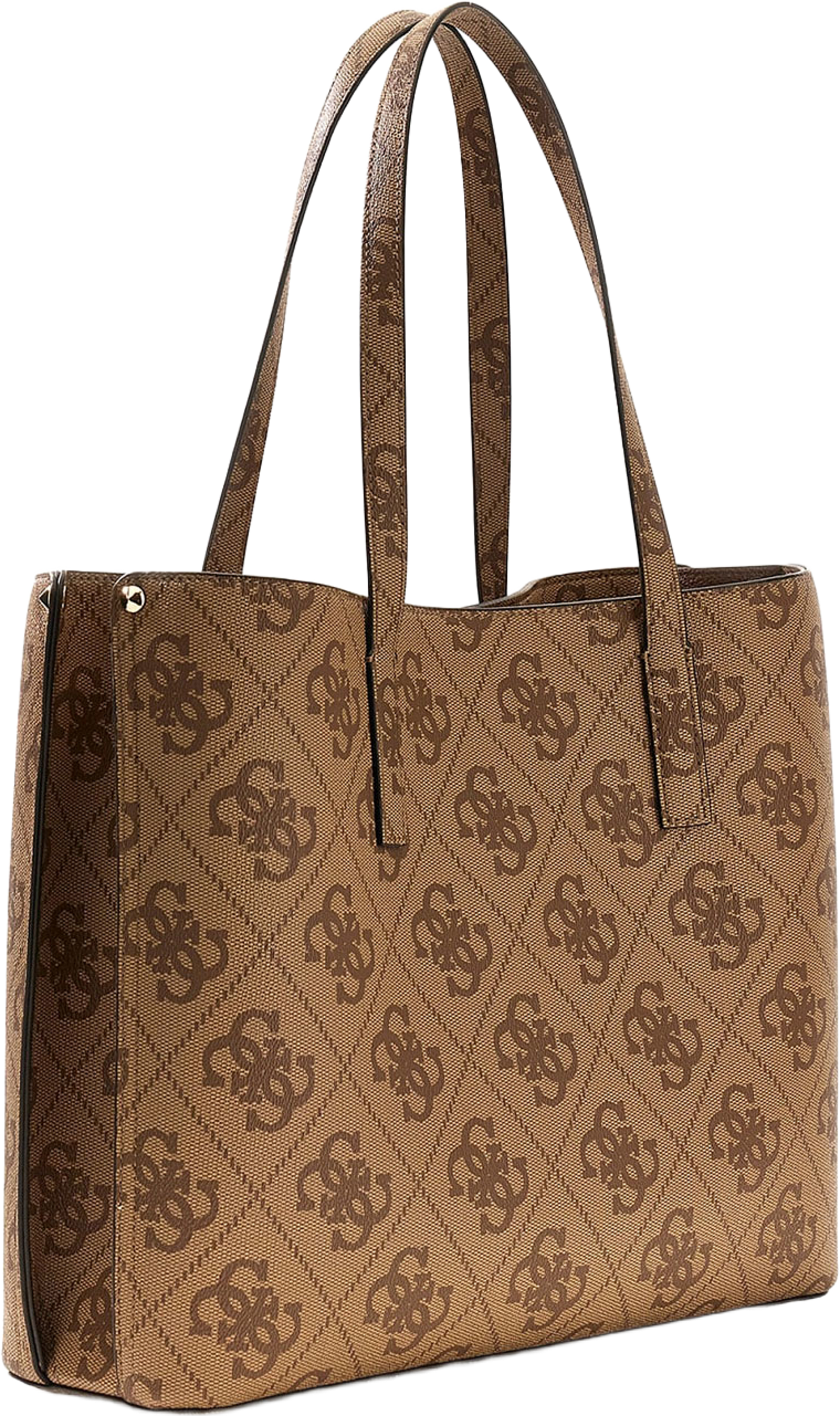 MERIDIAN II GIRLFRIEND TOTE, från Guess, i färgen Latte Logo. Klicka för att öppna bilden i stort format