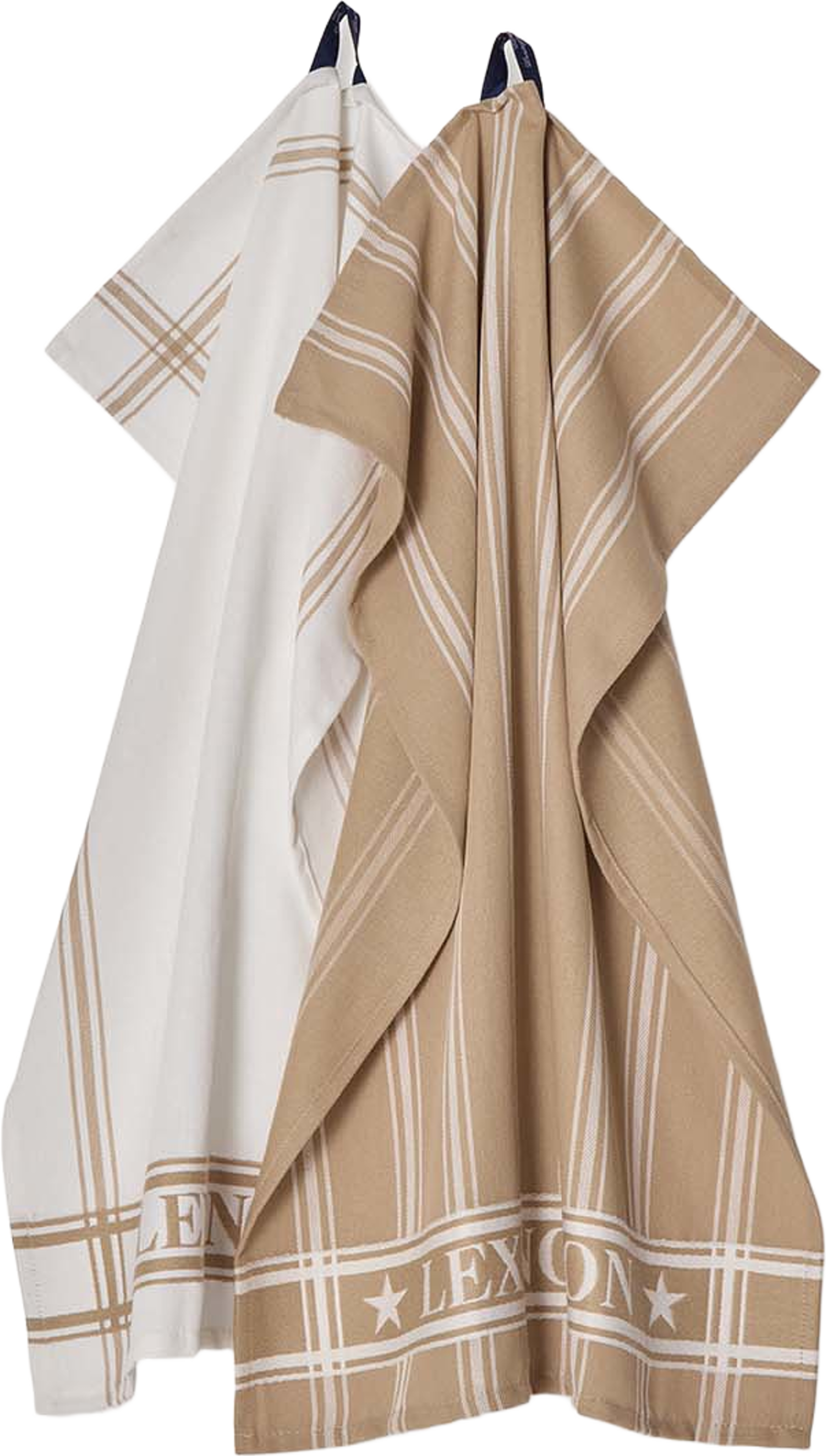 Kitchen Towel - set of 2, från Lexington, i färgen Beige/White. Klicka för att öppna bilden i stort format