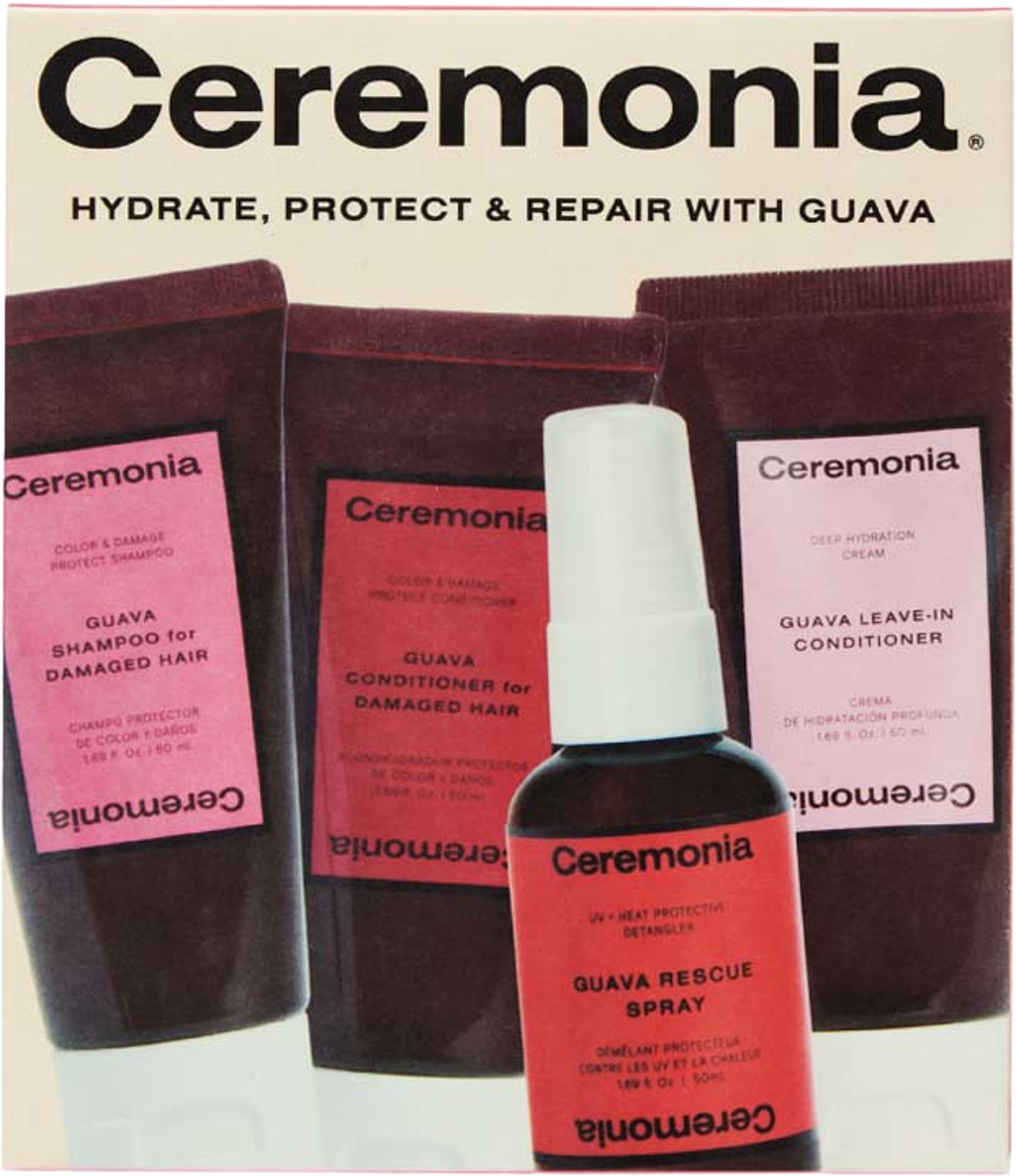 Guava Travel Kit, från Ceremonia. Klicka för att öppna bilden i stort format