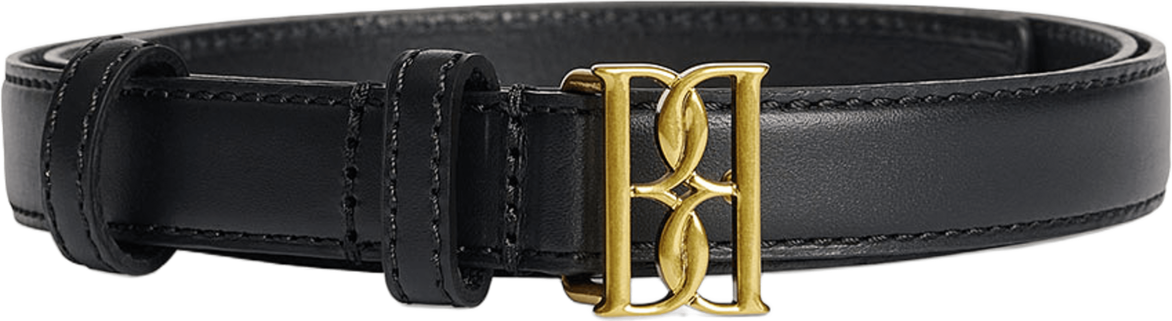 Marlos läderbälte, från By Malene Birger, i färgen Black. Klicka för att öppna bilden i stort format