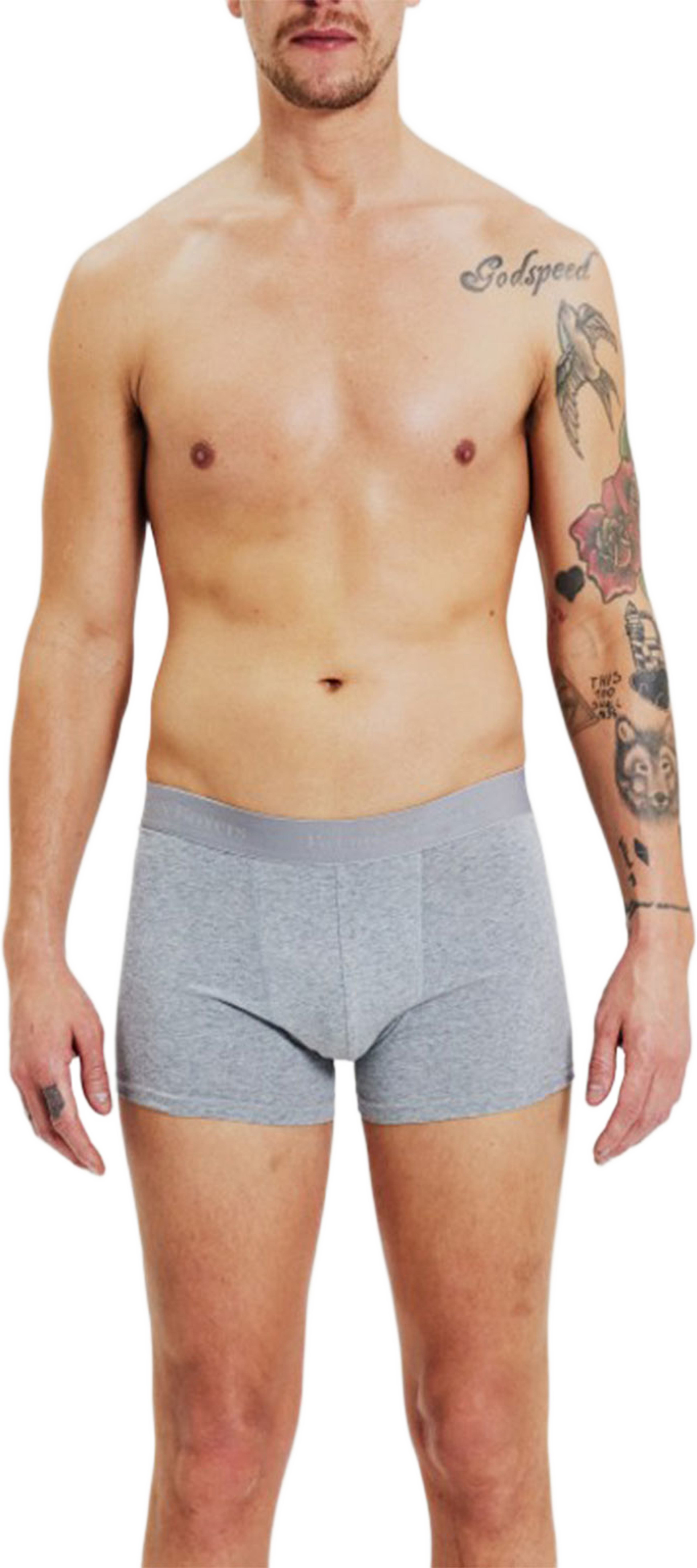 Daily 3-Pack Boxer Brief, från Bread & Boxers, i färgen Grey Mélange. Klicka för att öppna bilden i stort format