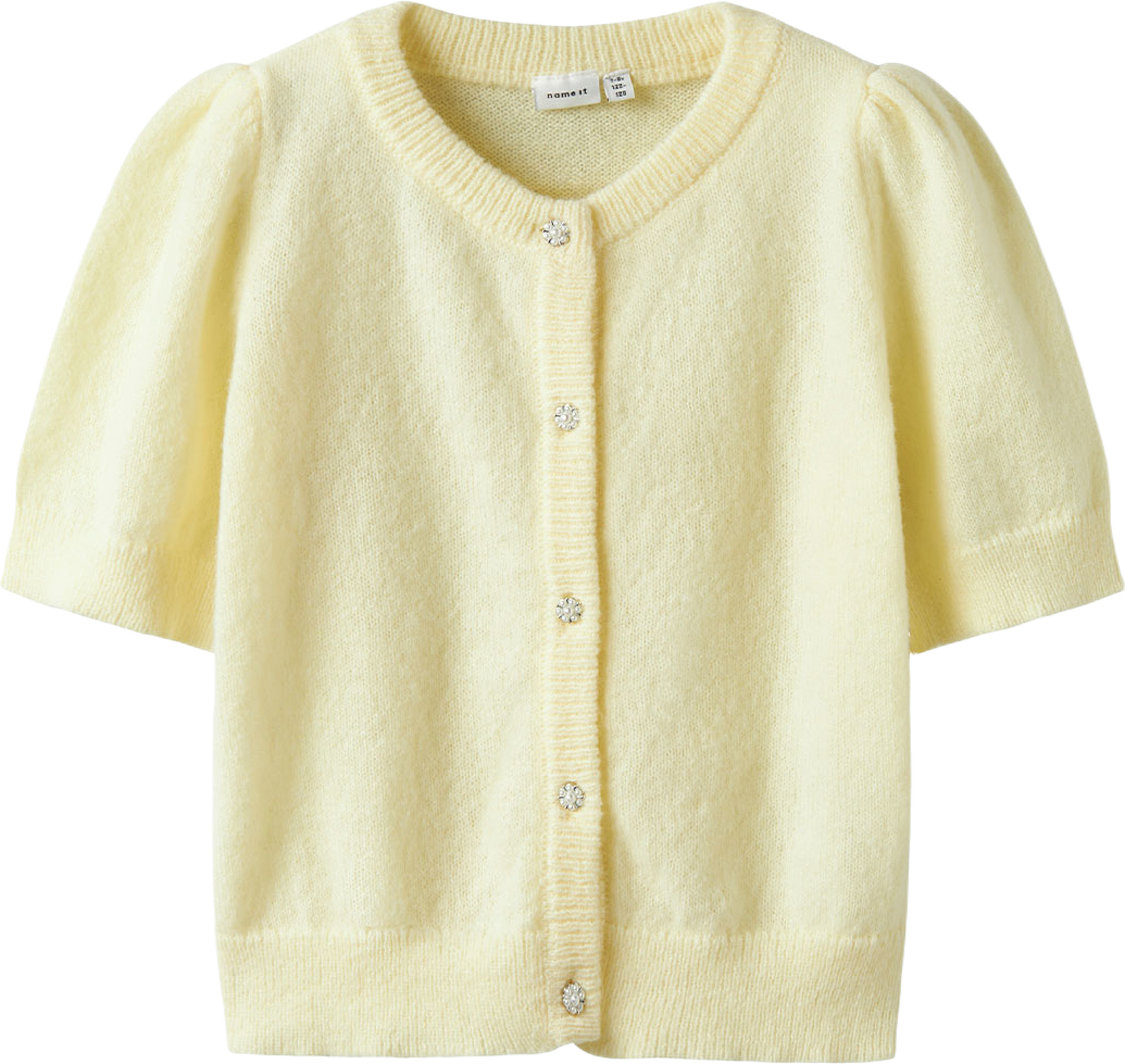 Nkfnabeth 2/4 Sl Knit Card, från Name It, i färgen Pear Sorbet. Klicka för att öppna bilden i stort format