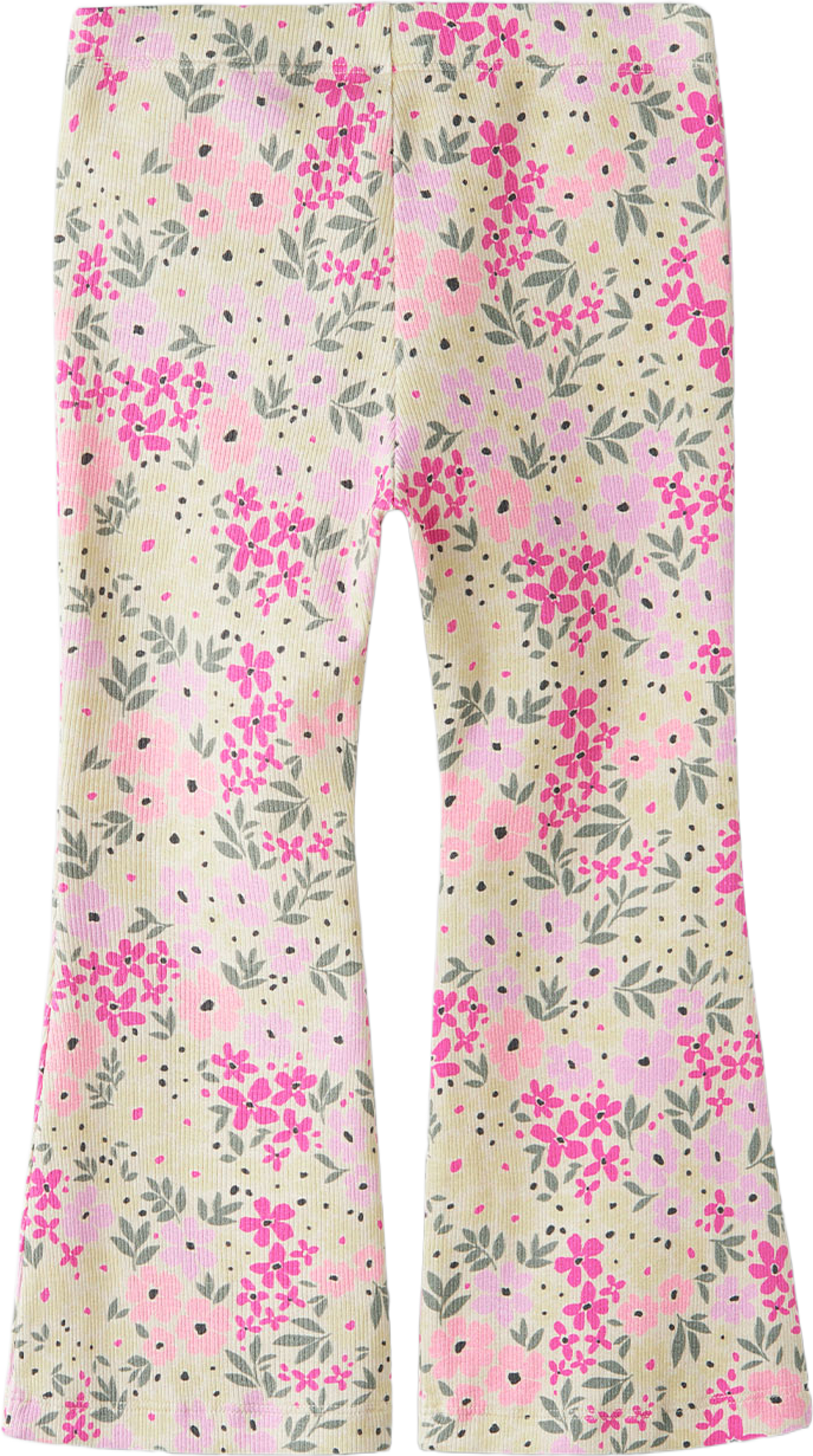 NMFDARTIAS FLARED PANT, från Name It, i färgen Peyote Melange. Klicka för att öppna bilden i stort format