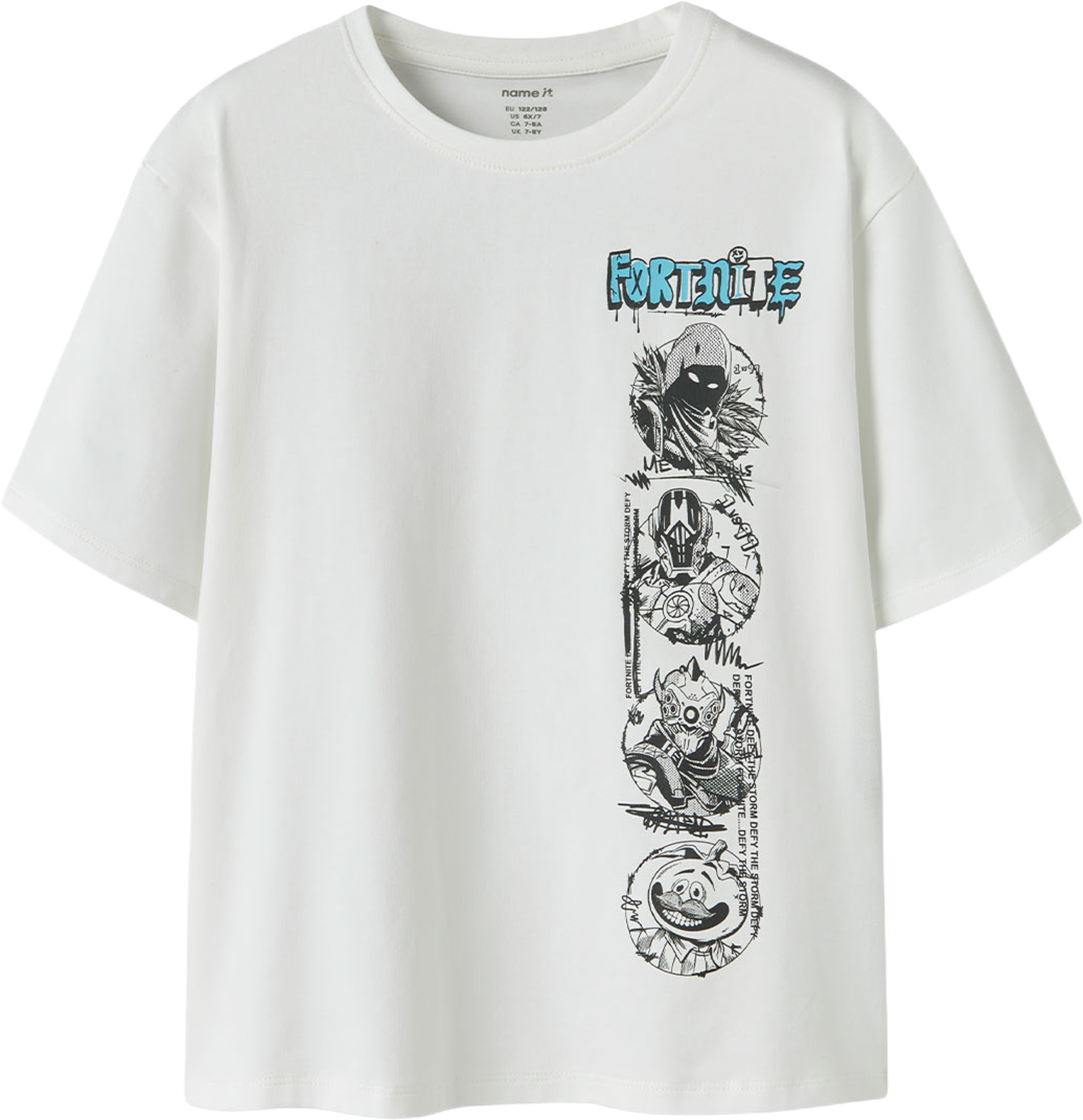 NKMMOD FORTNITE SS NREG TOP BOX, från Name It, i färgen Bright White. Klicka för att öppna bilden i stort format