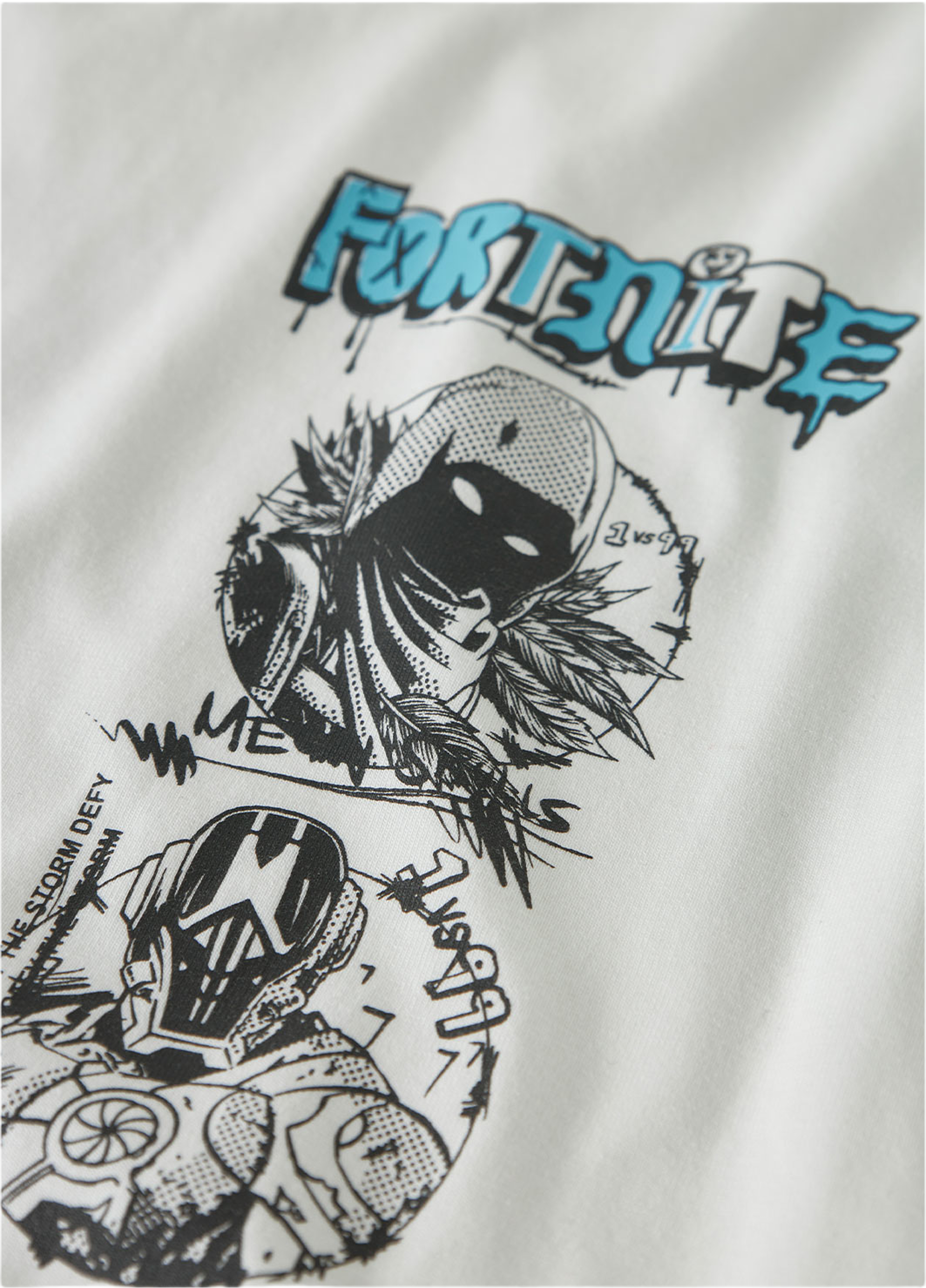 NKMMOD FORTNITE SS NREG TOP BOX, från Name It, i färgen Bright White. Klicka för att öppna bilden i stort format