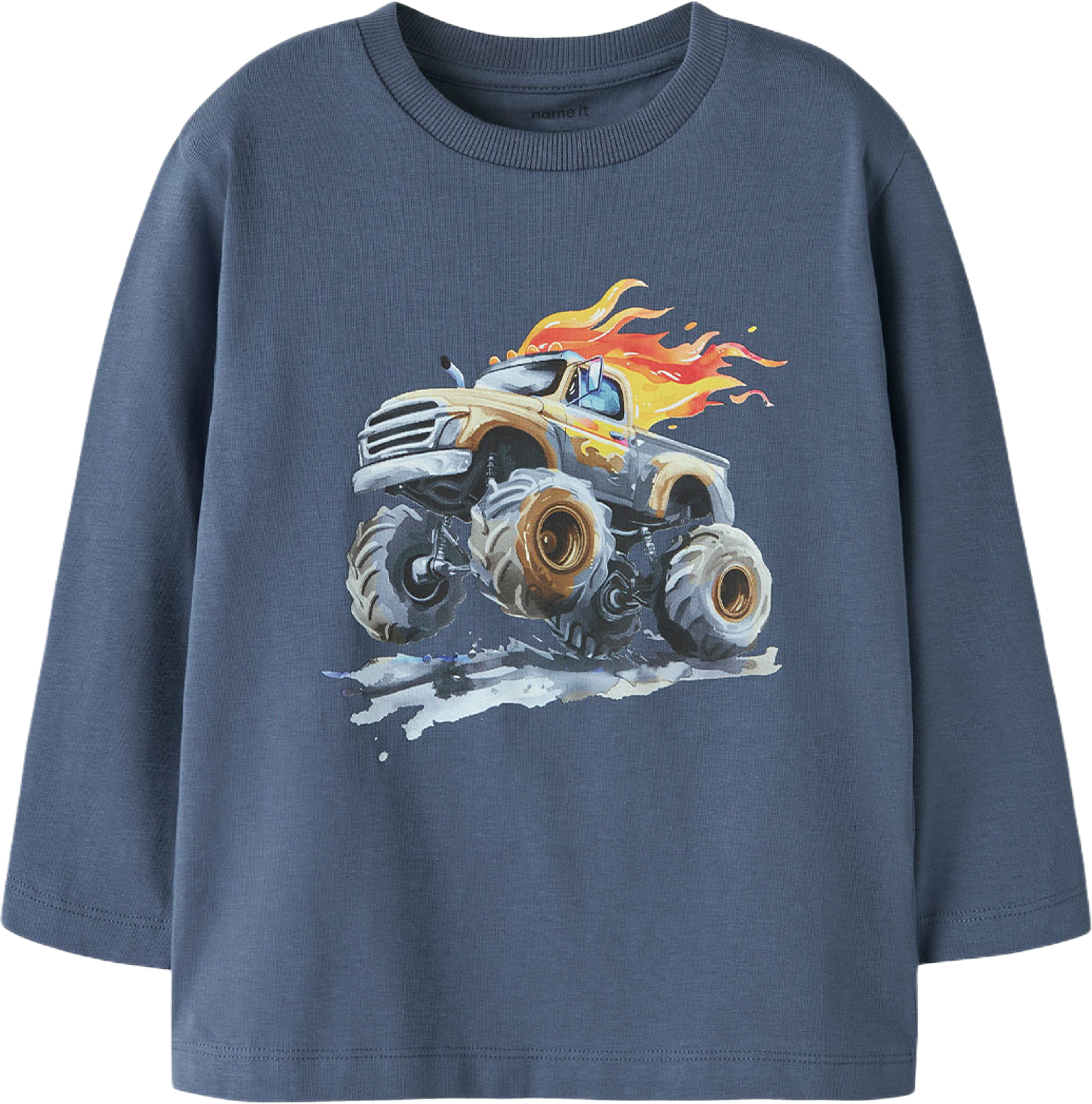 NMMDISA LS NREG TOP, från Name It, i färgen Vintage Indigo. Klicka för att öppna bilden i stort format