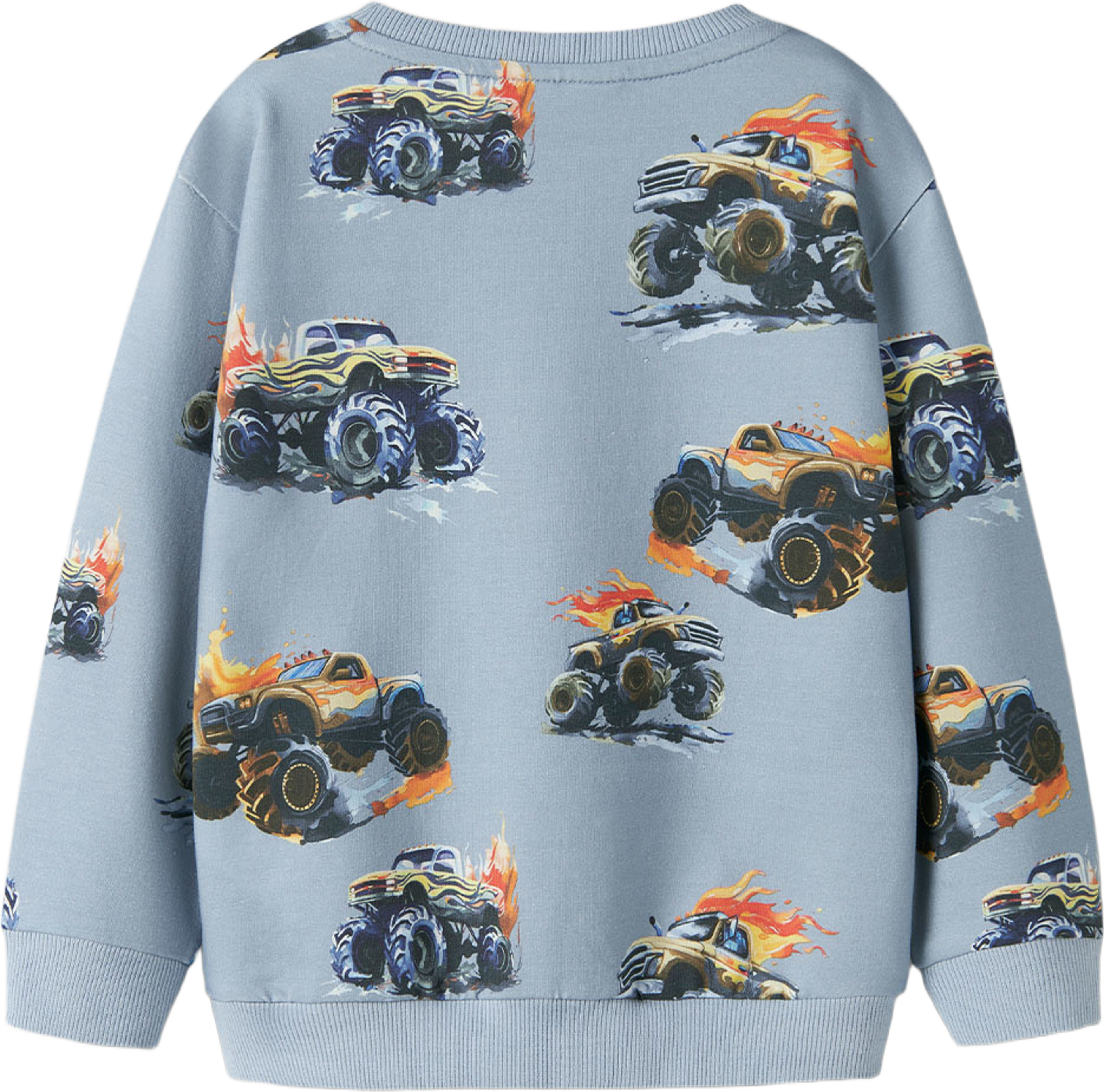 NMMDALI LS NREG SWEAT UNB, från Name It, i färgen Blue Fog. Klicka för att öppna bilden i stort format