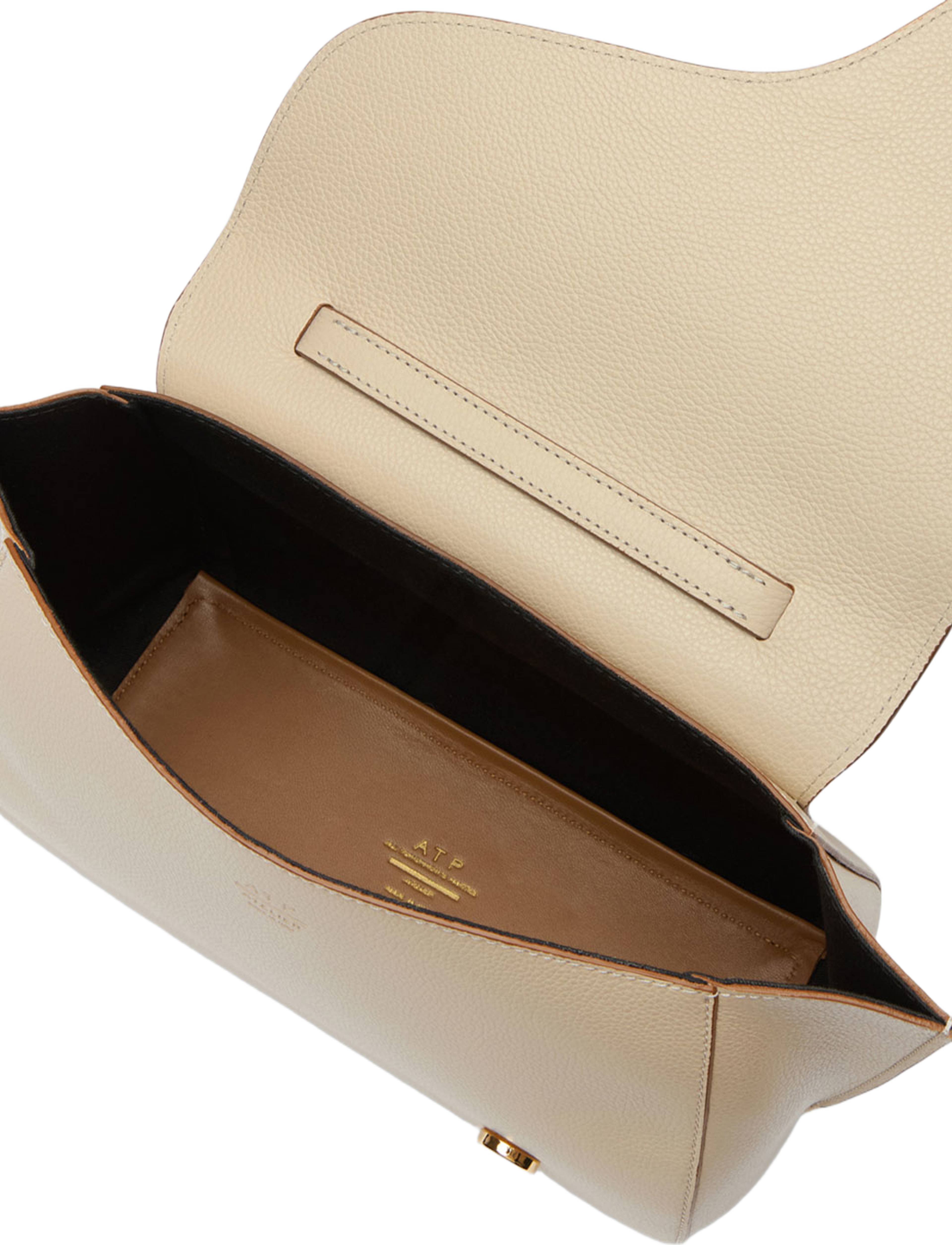 Arezzo Mandorla Grained Calf, från ATP Atelier, i färgen Mandorla. Klicka för att öppna bilden i stort format