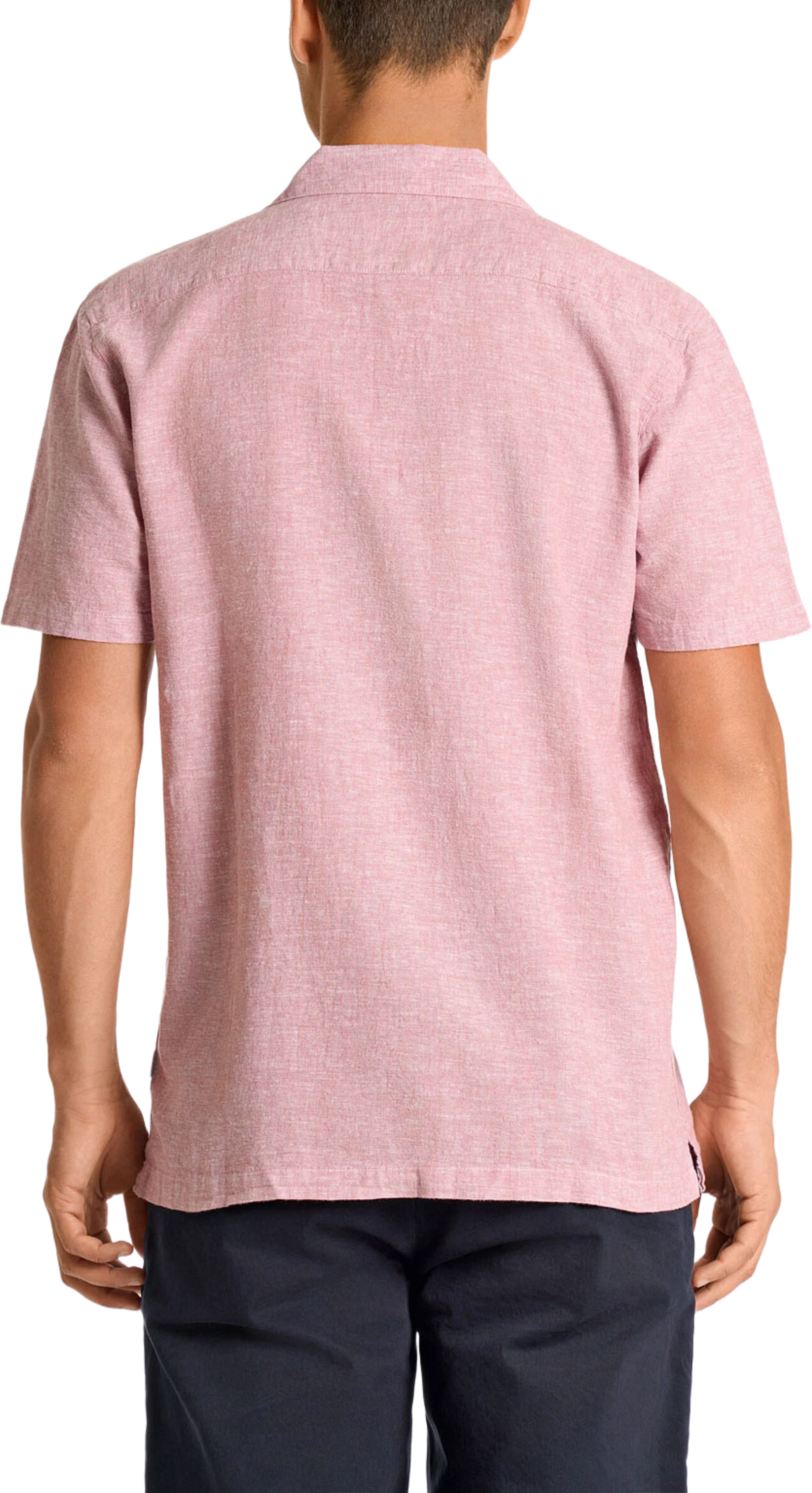 Casual Linen Blend Resort S/S, från Lindbergh, i färgen Rose. Klicka för att öppna bilden i stort format