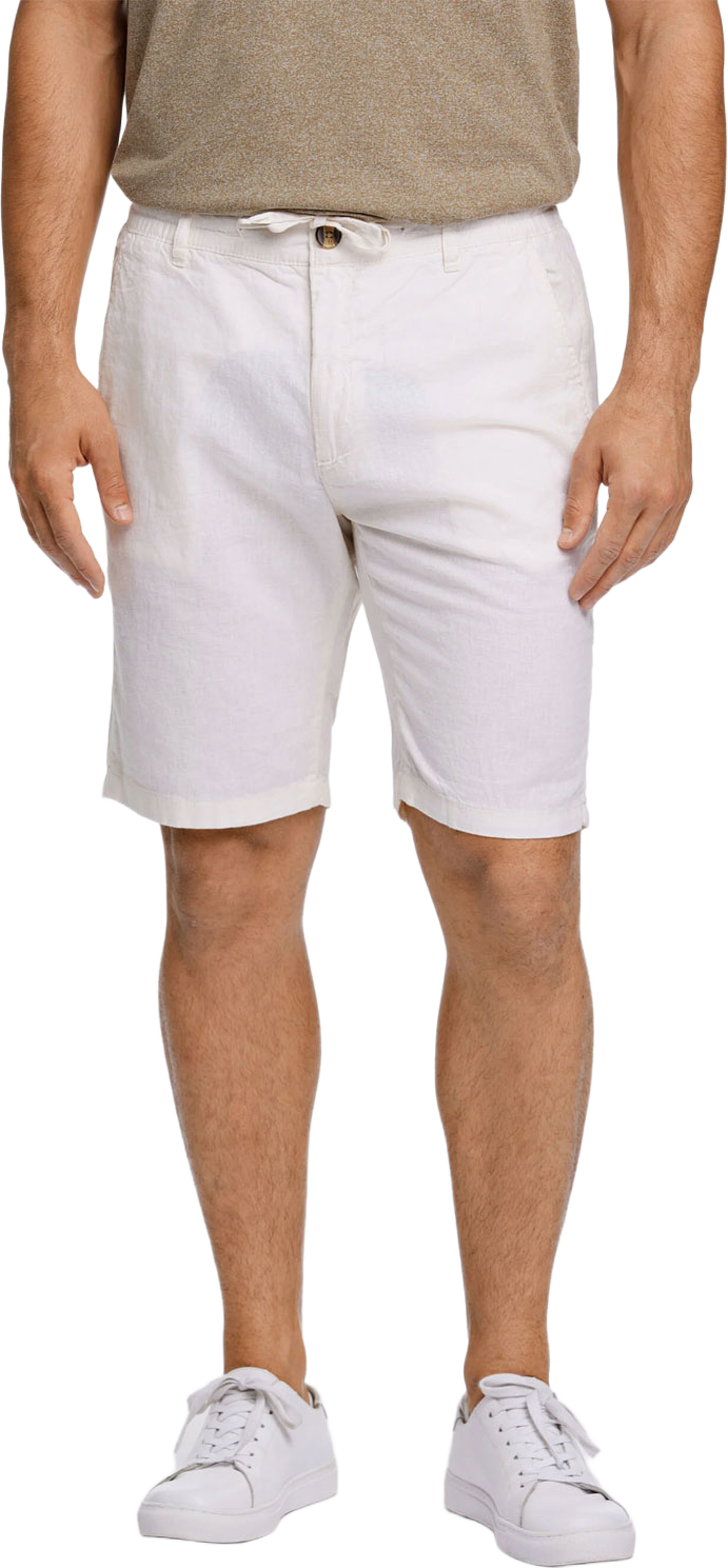 Linen Shorts, från Lindbergh, i färgen White. Klicka för att öppna bilden i stort format