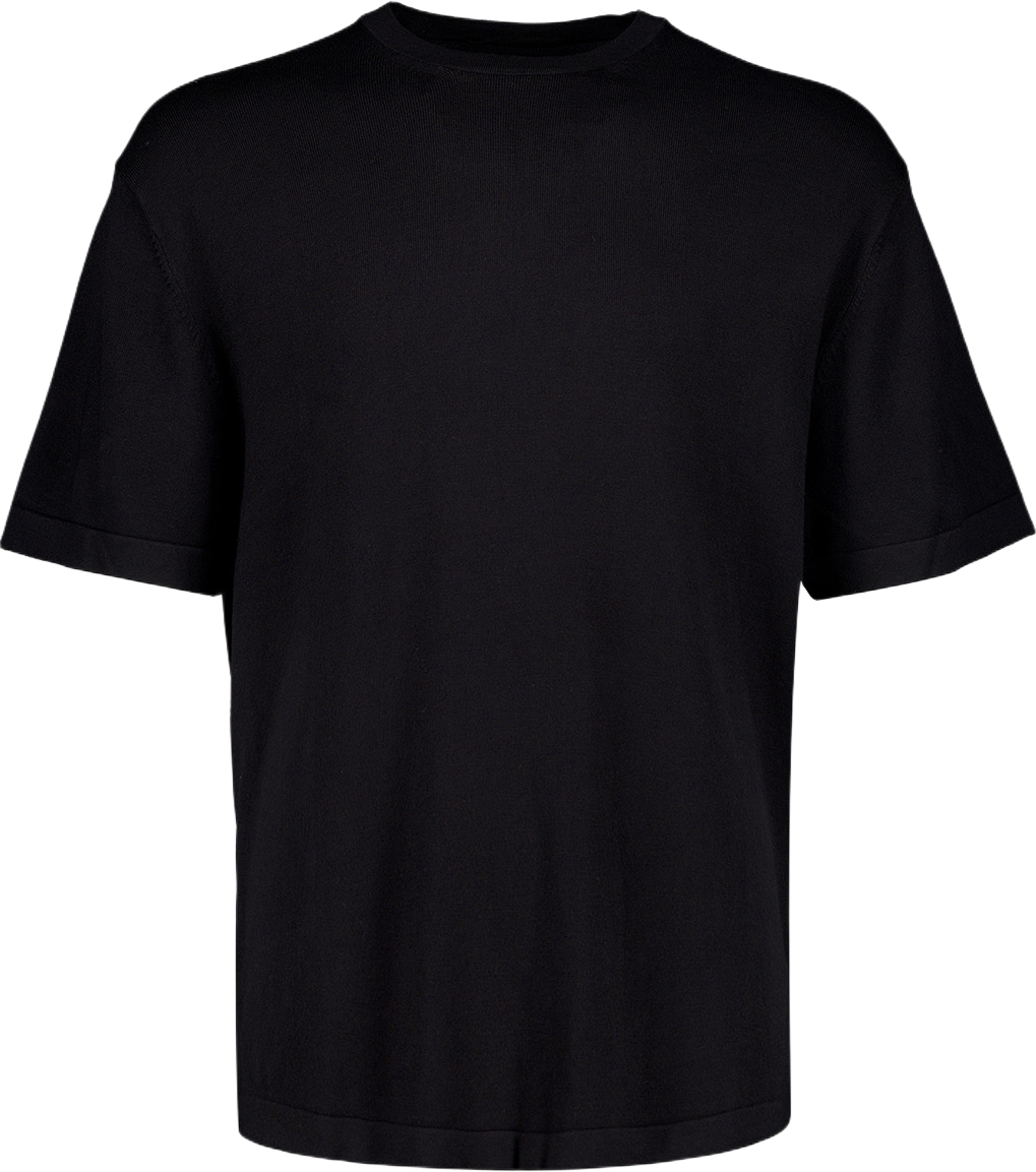 Ecovero S/S o-neck Tee, från Lindbergh, i färgen Black. Klicka för att öppna bilden i stort format