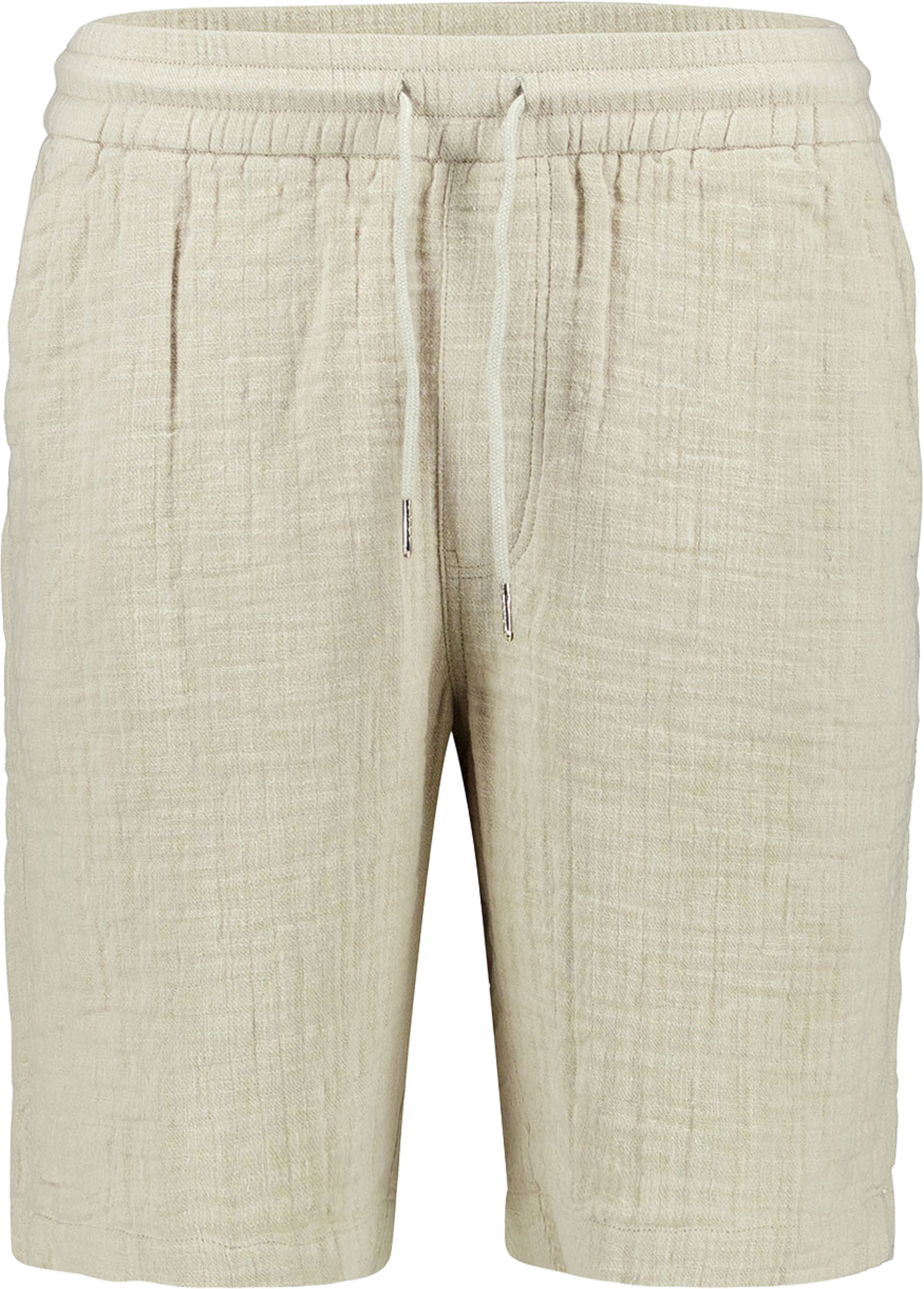 Cotton muslin Shorts, från Lindbergh, i färgen Stone. Klicka för att öppna bilden i stort format