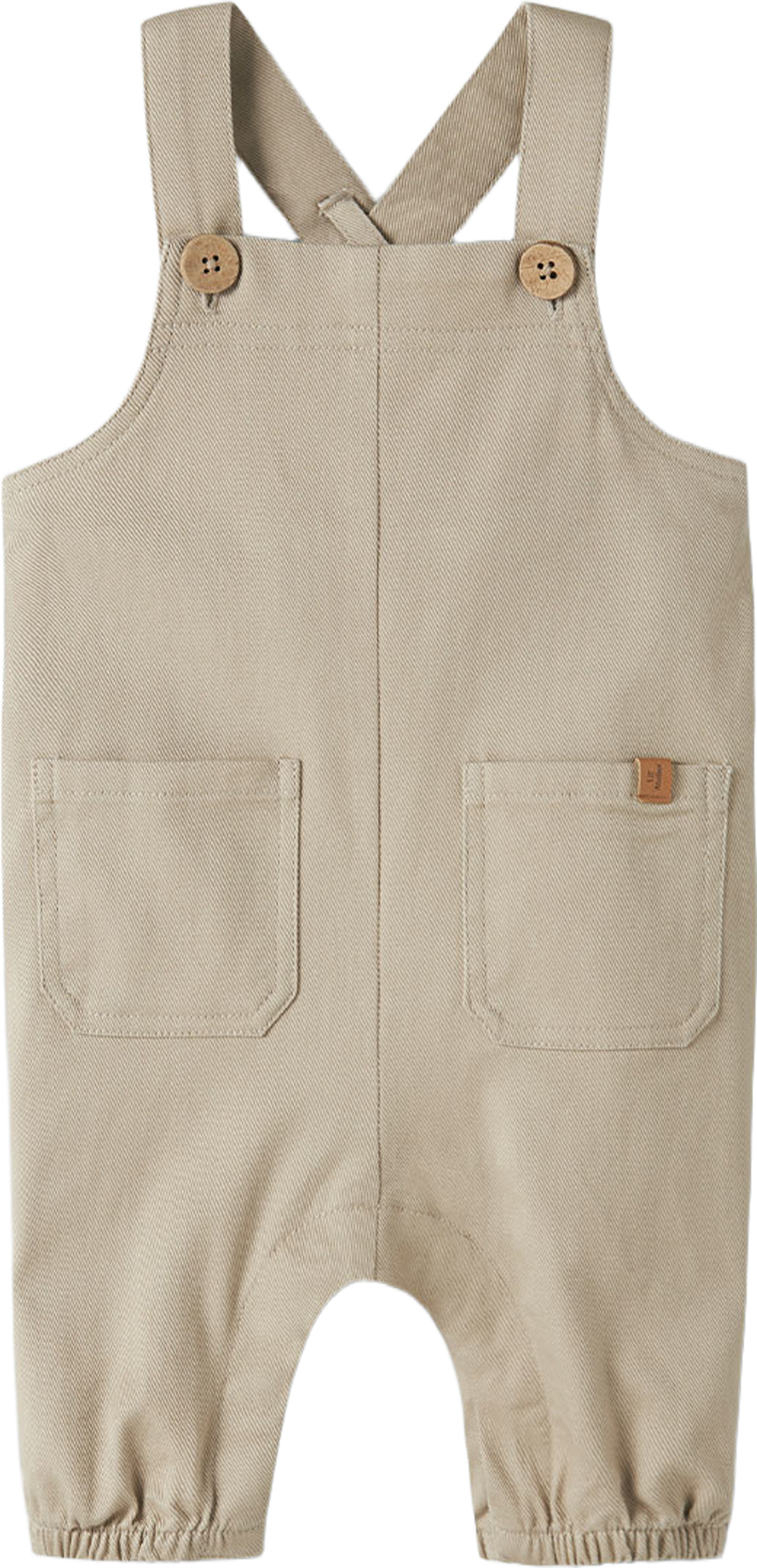 NBMDOREEN LOOSE TWI OVERALL, från Lil'Atelier, i färgen Oxford Tan. Klicka för att öppna bilden i stort format