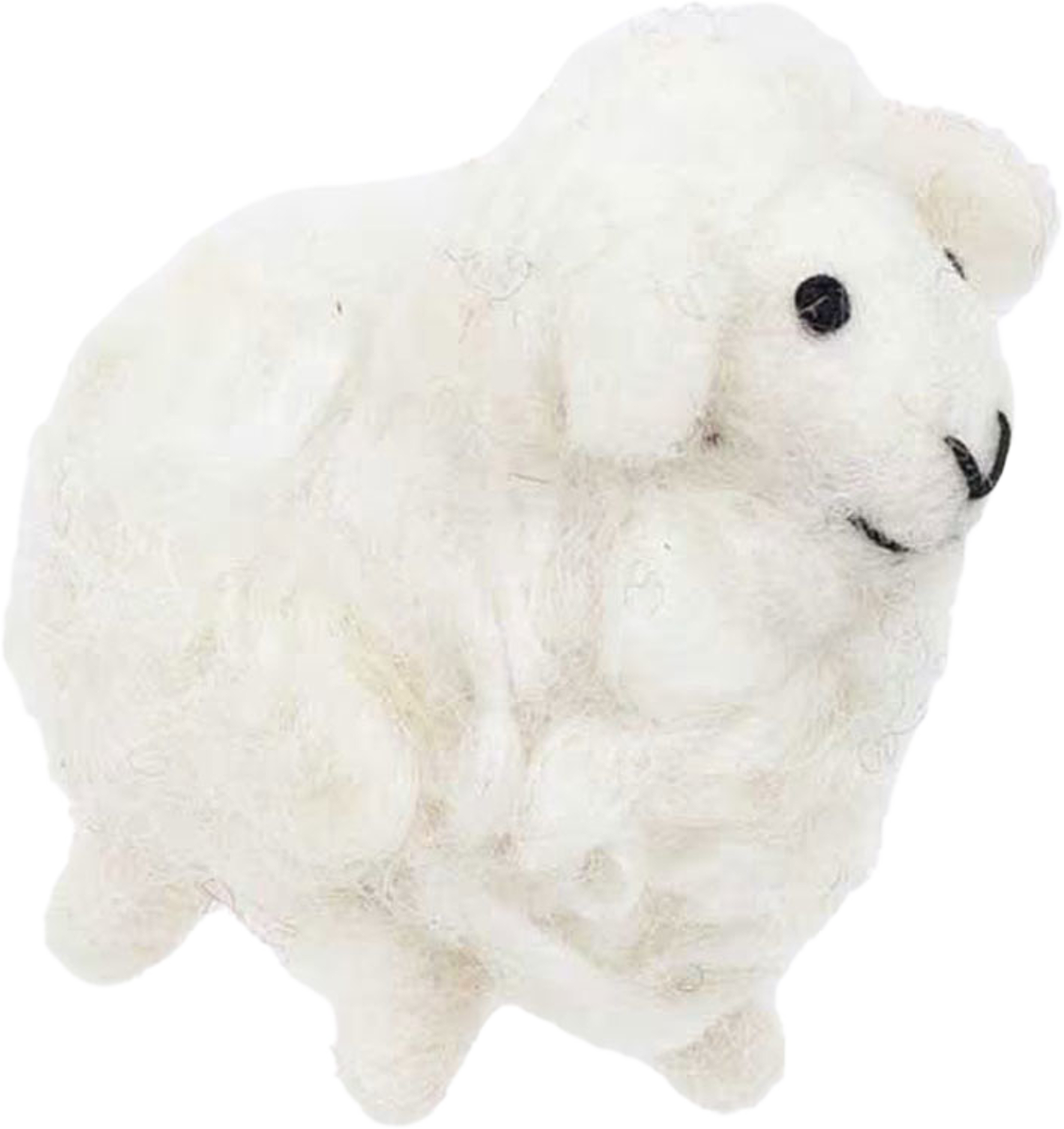 Curled Lamb Julhänge, från A World of Craft, i färgen Vit. Klicka för att öppna bilden i stort format