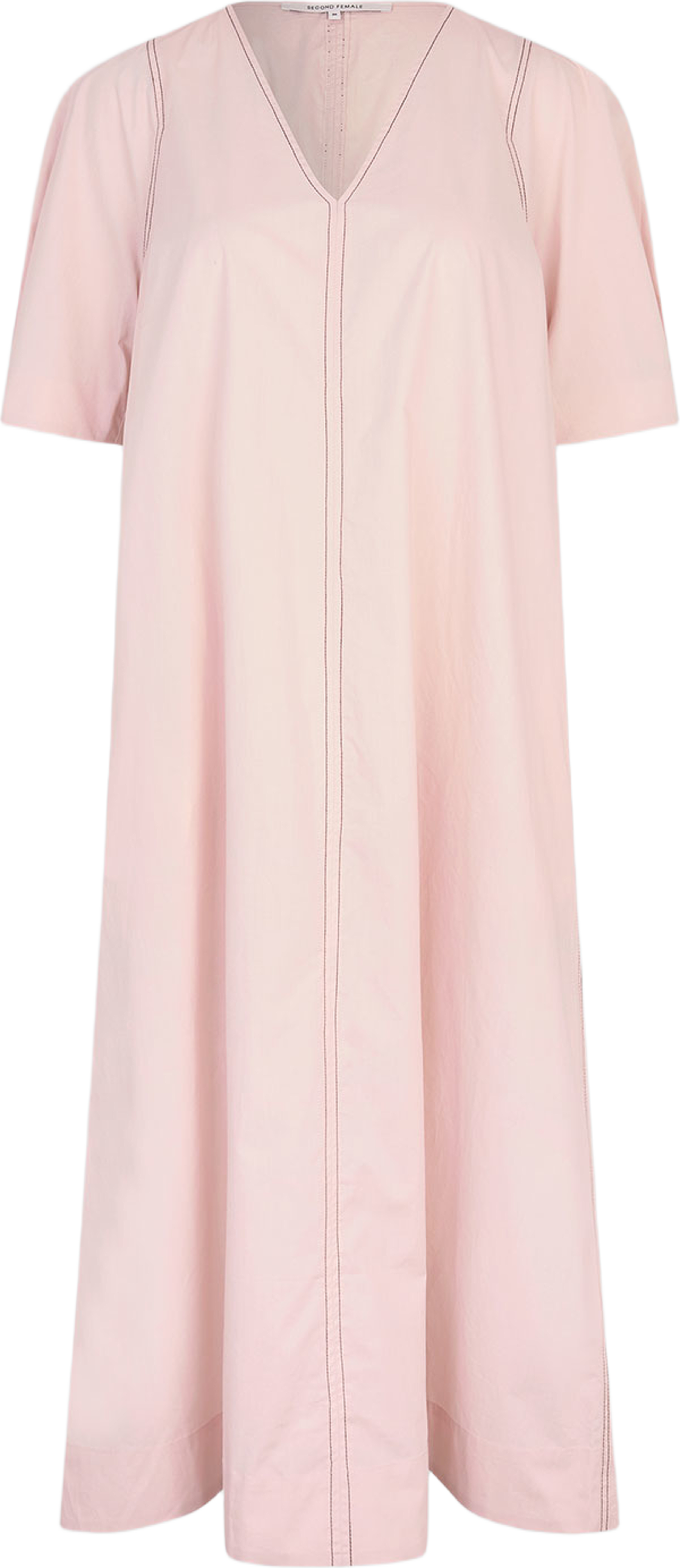 Larkini SS Maxi Dress, från Second Female, i färgen Crystal Pink. Klicka för att öppna bilden i stort format